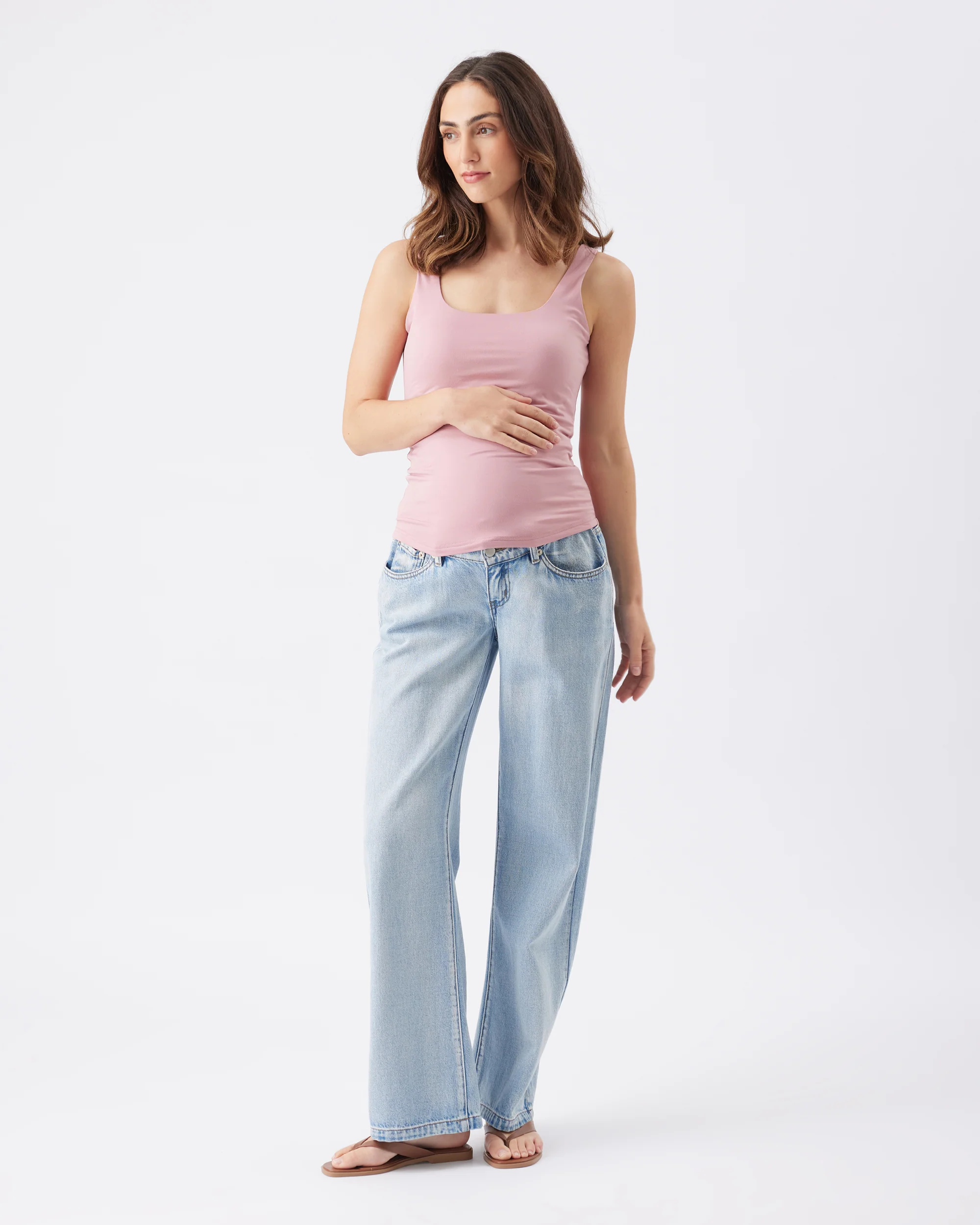 Luxe Knit Tank Top  Pink - Image 4