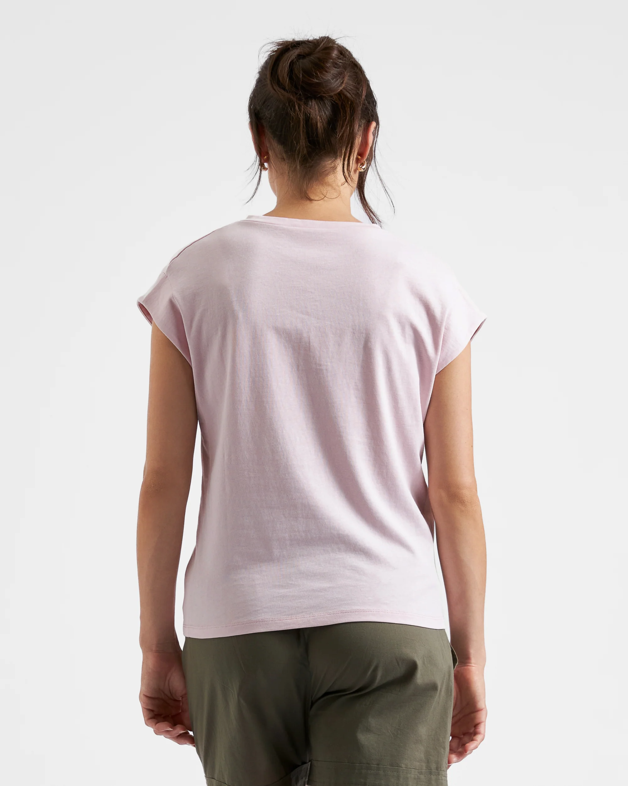 Marly Zip Nursing Tee Peony - Image 4