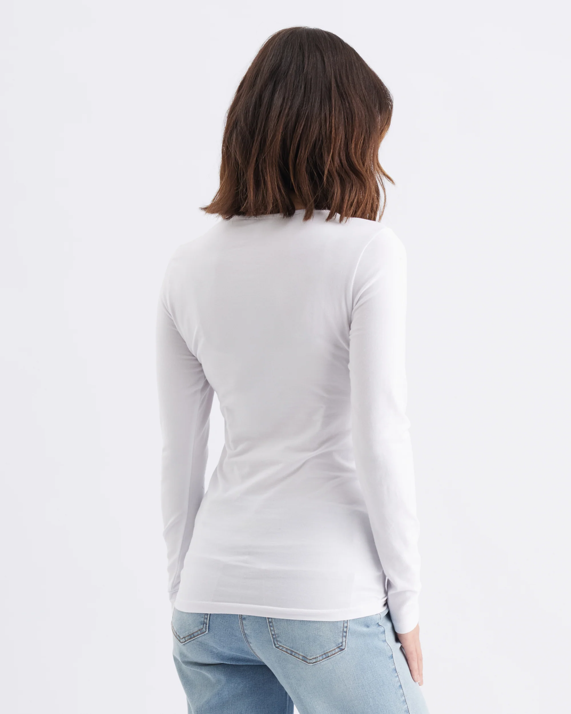 Organic Cotton Nursing Top White - Image 5
