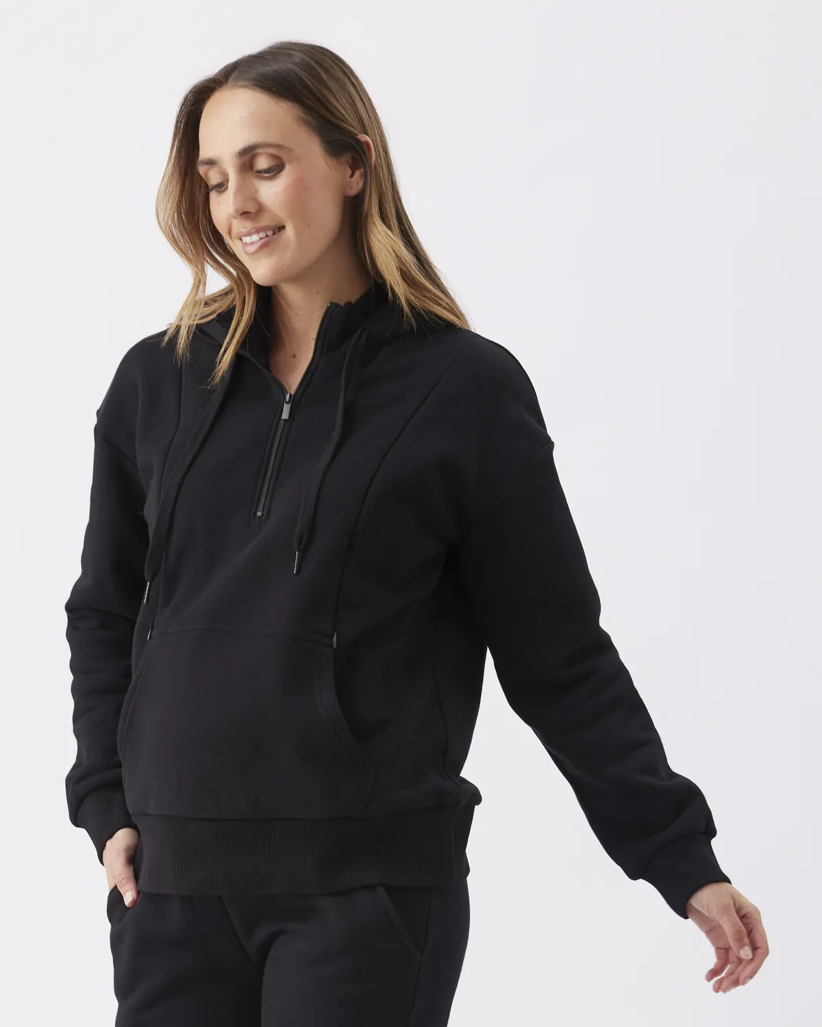 Nicky Nursing Hoodie  Black - Image 3
