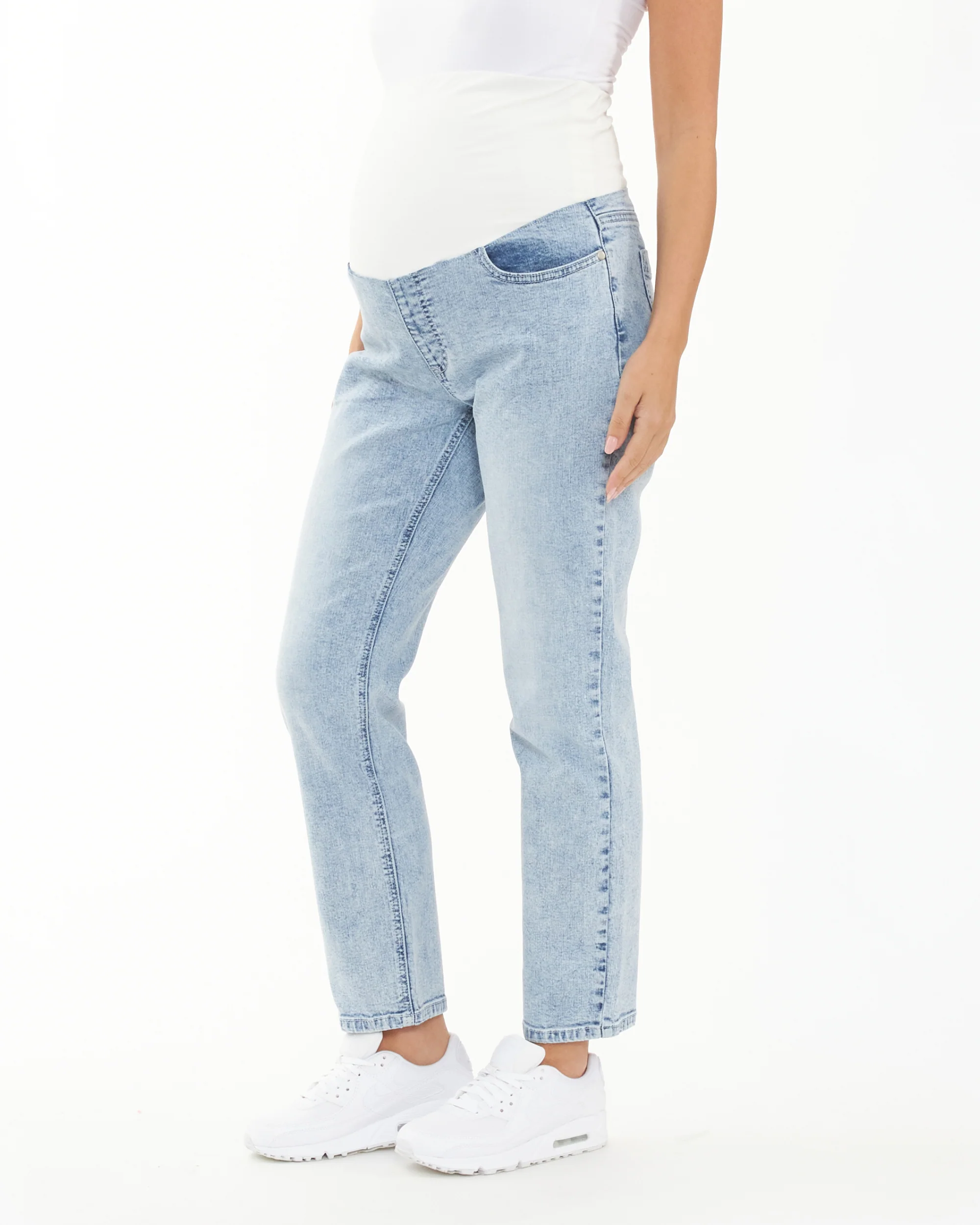Nova Over Bump Crop Jean Blue Haze - Image 3