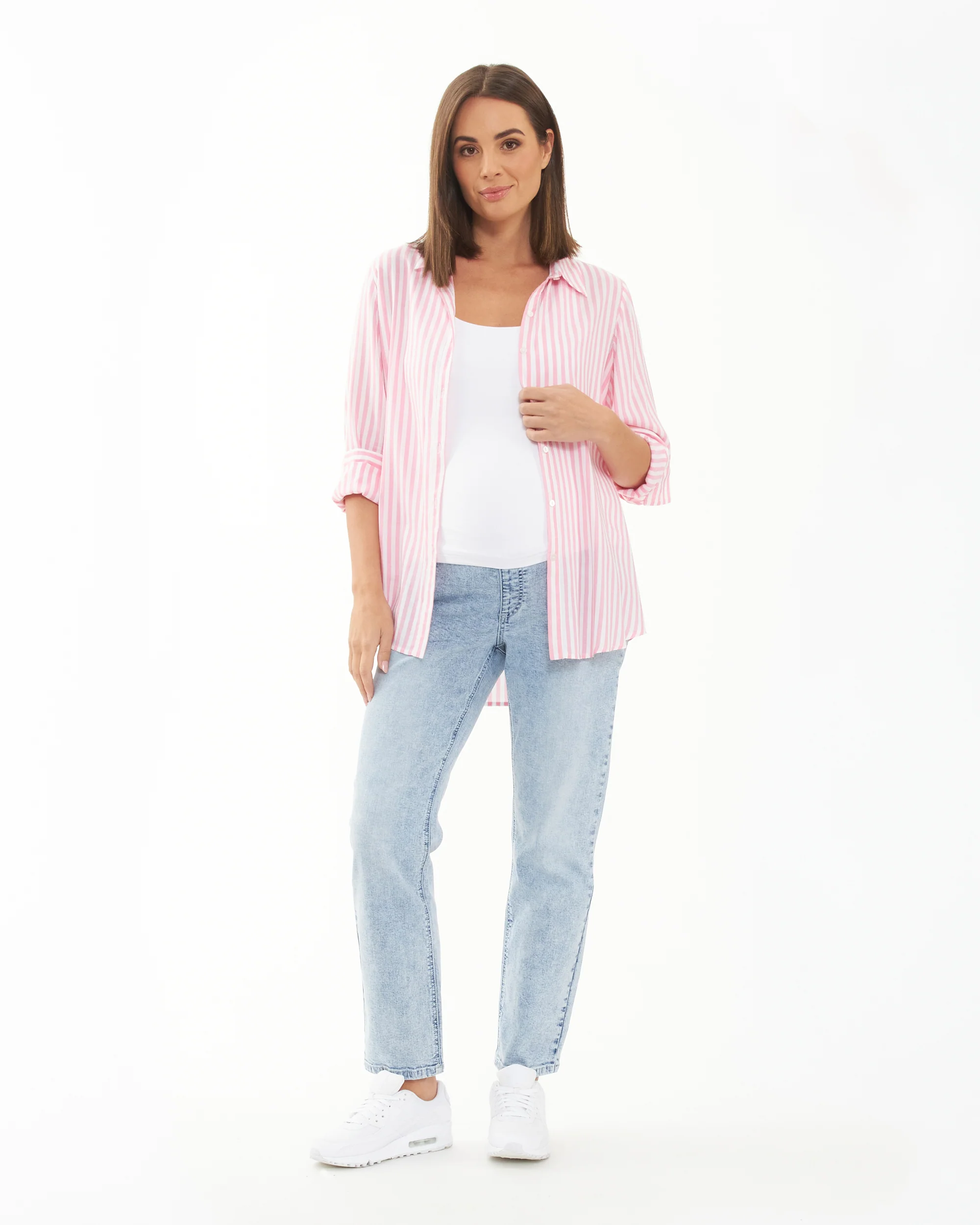 Nova Over Bump Crop Jean Blue Haze - Image 6