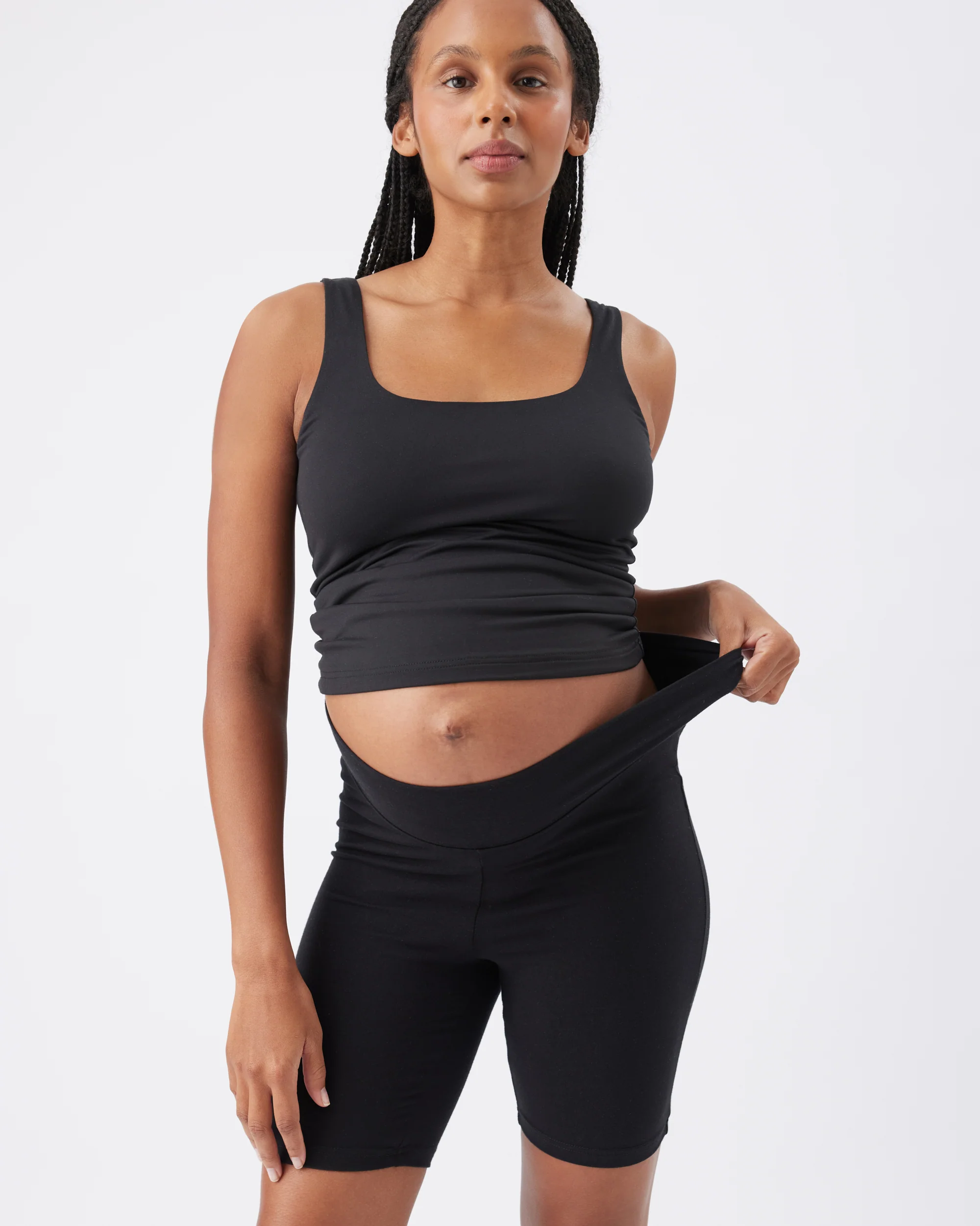 Organic Cotton Bike Short  Black - Image 2
