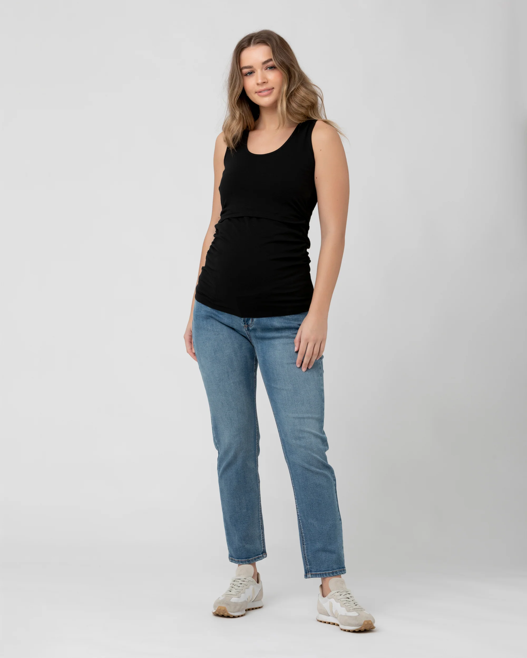 Organic Nursing Tank Black - Image 6