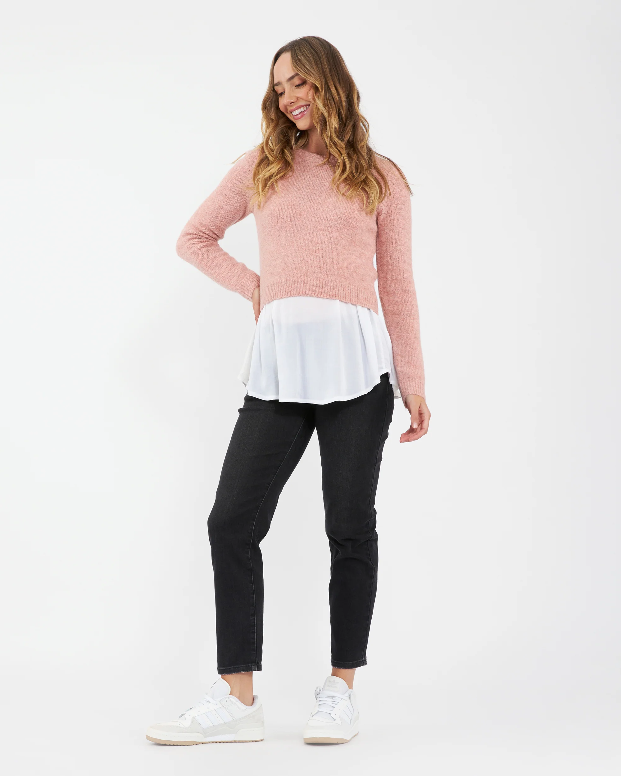 Patty Detachable Nursing  Knit Dusty Pink - Image 5