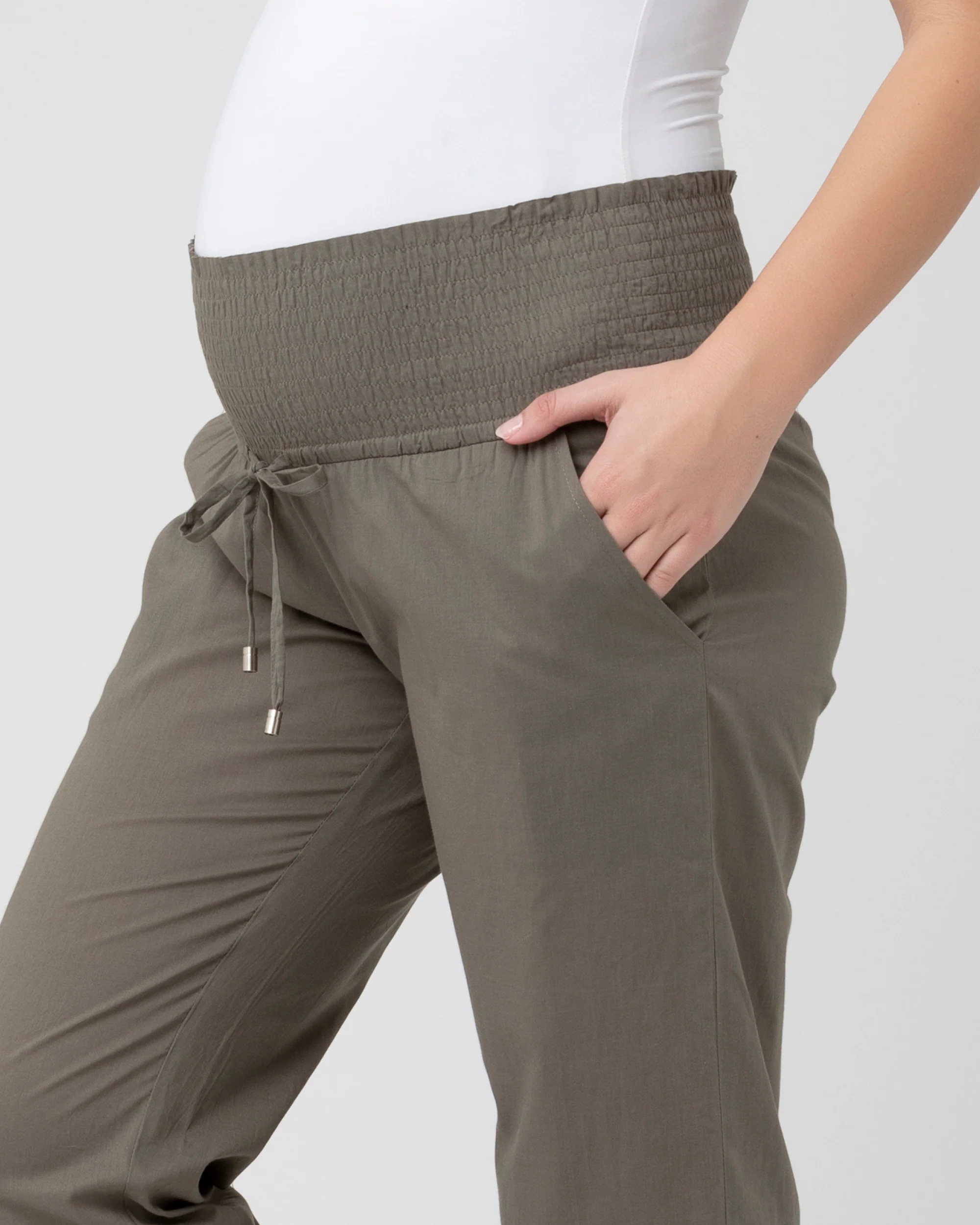 Philly Cotton Pant Moss - Image 4