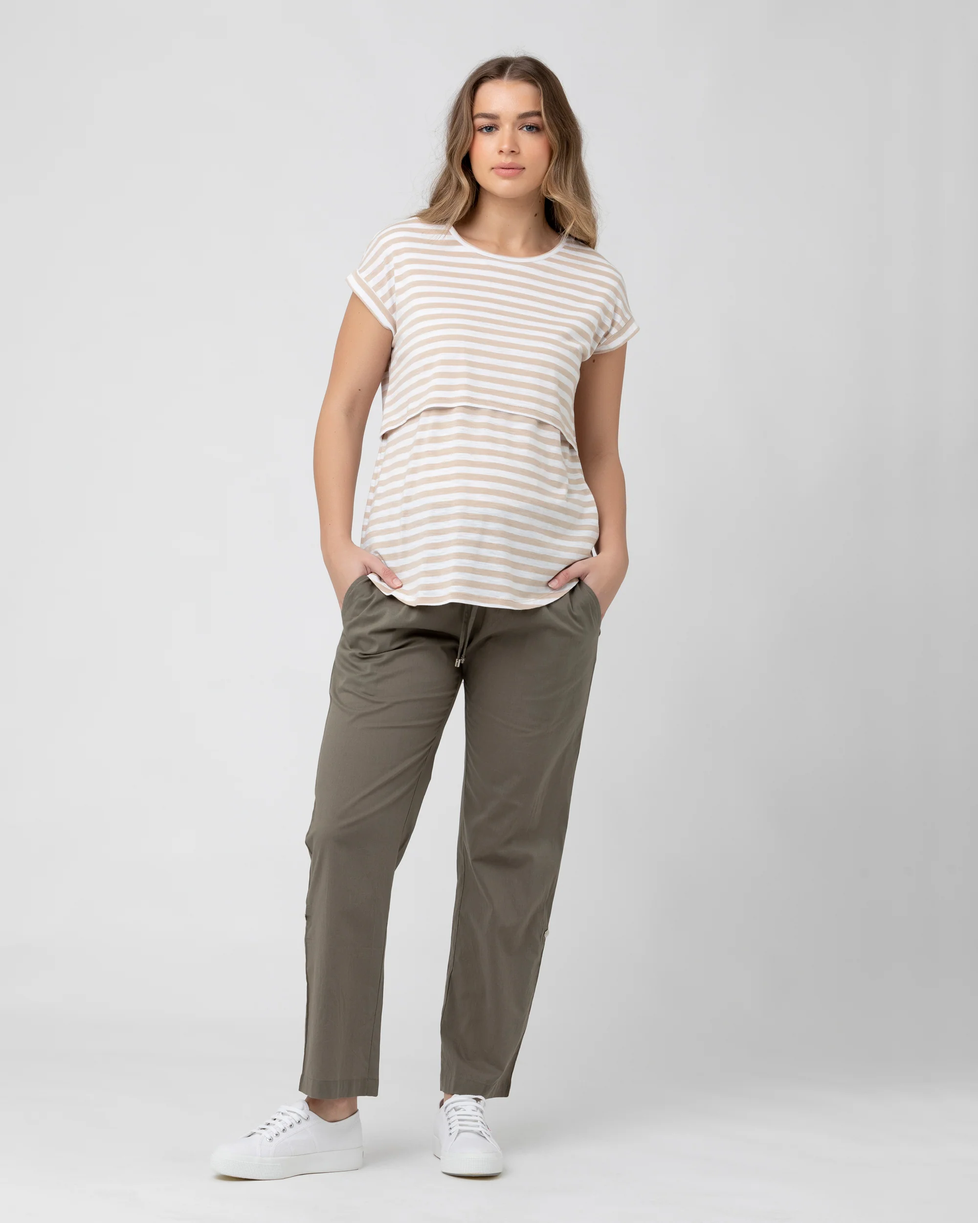 Philly Cotton Pant Moss - Image 5