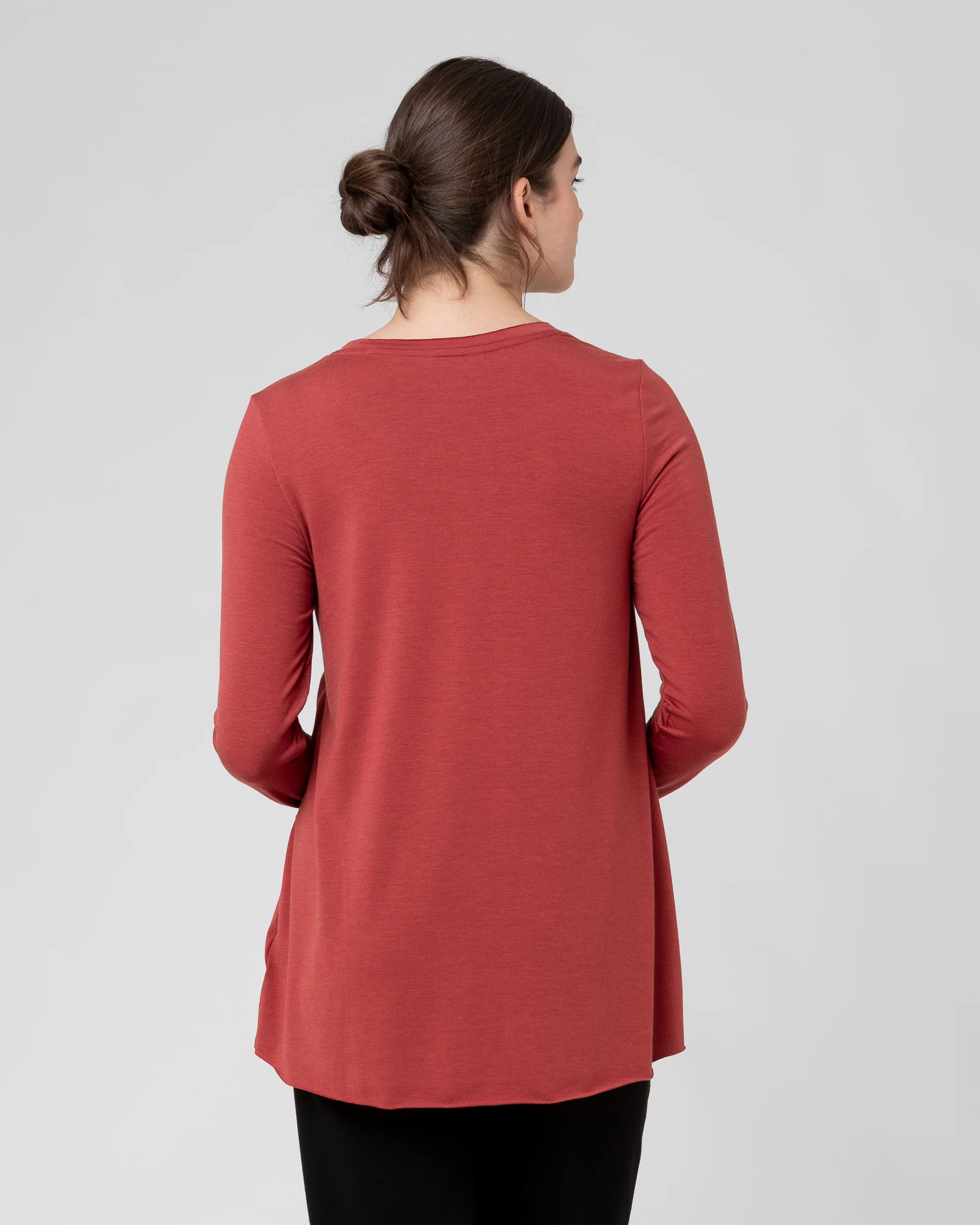 Raw Edge Nursing Top Spice - Image 3