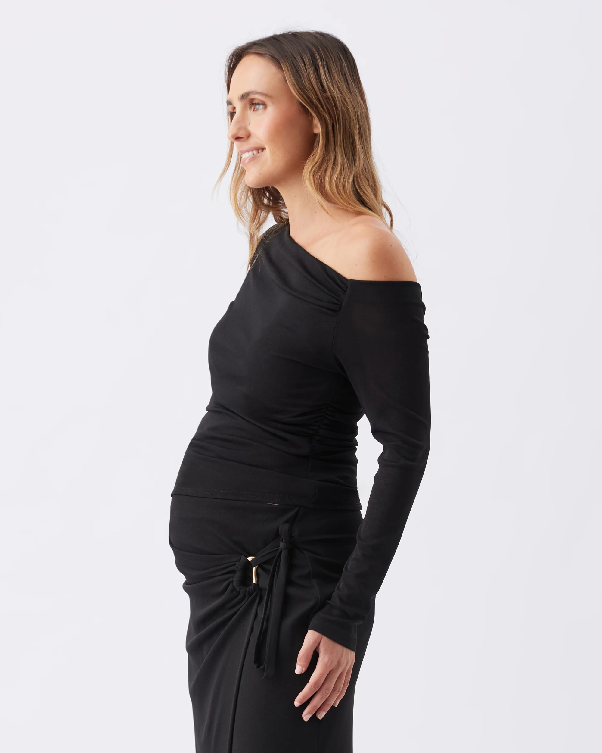Rhi Long Sleeve Top  Black - Image 3