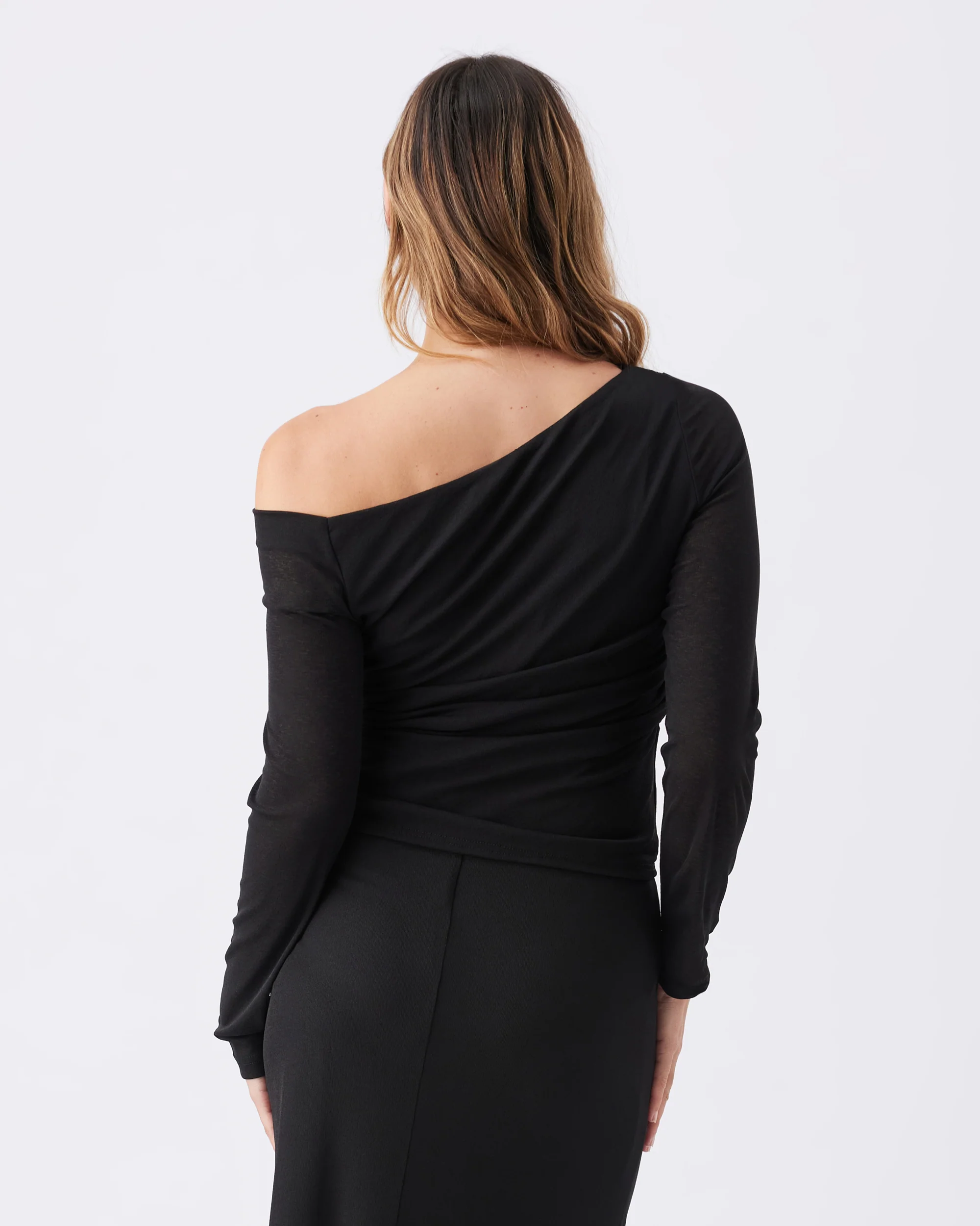 Rhi Long Sleeve Top  Black - Image 4