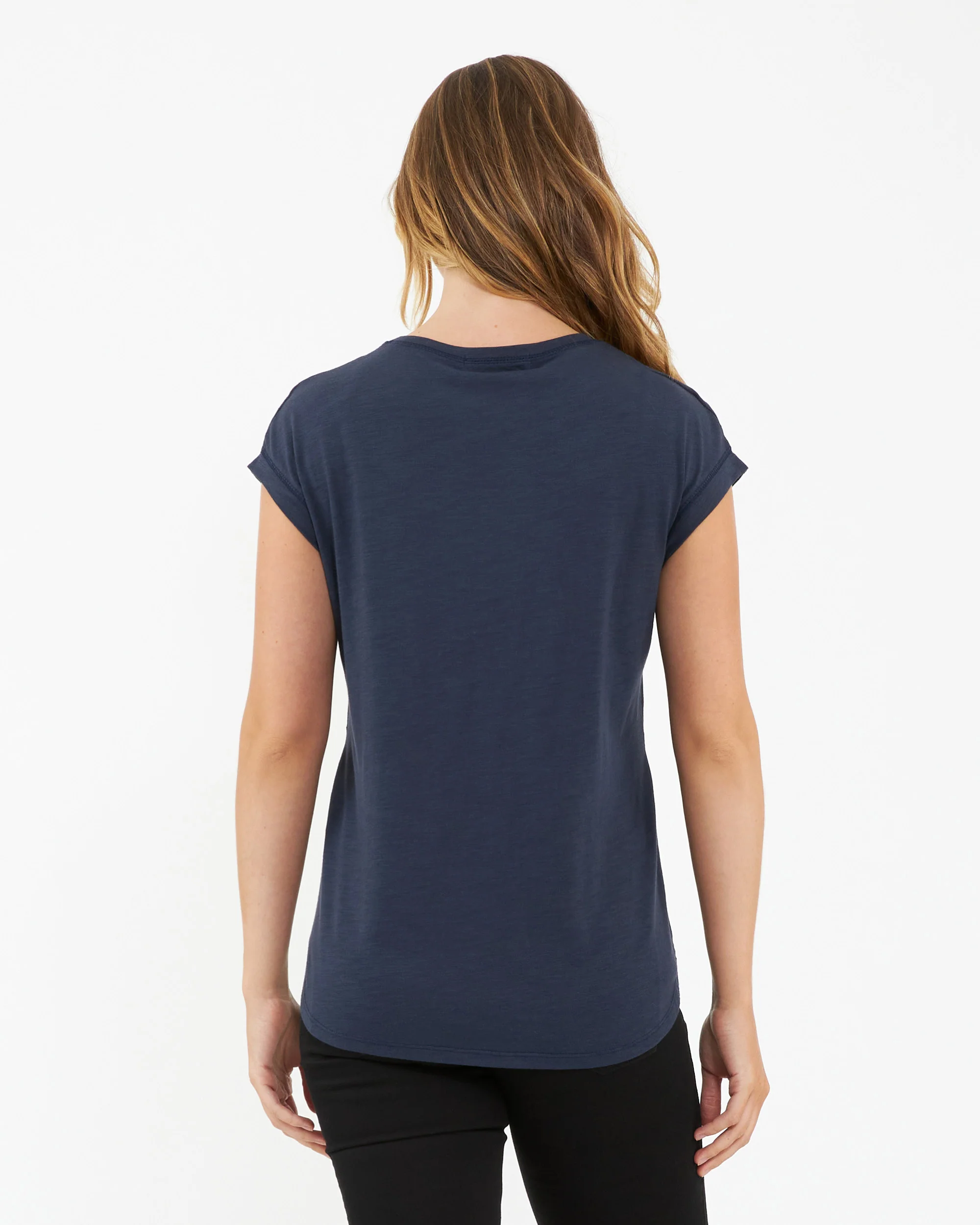 Richie Nursing Tee Indigo - Image 5