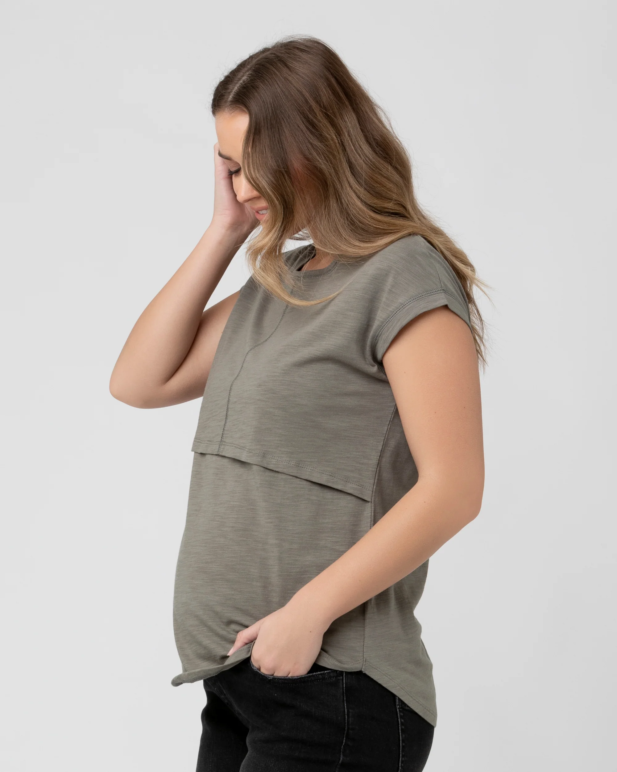 Richie Nursing Tee Moss - Image 3