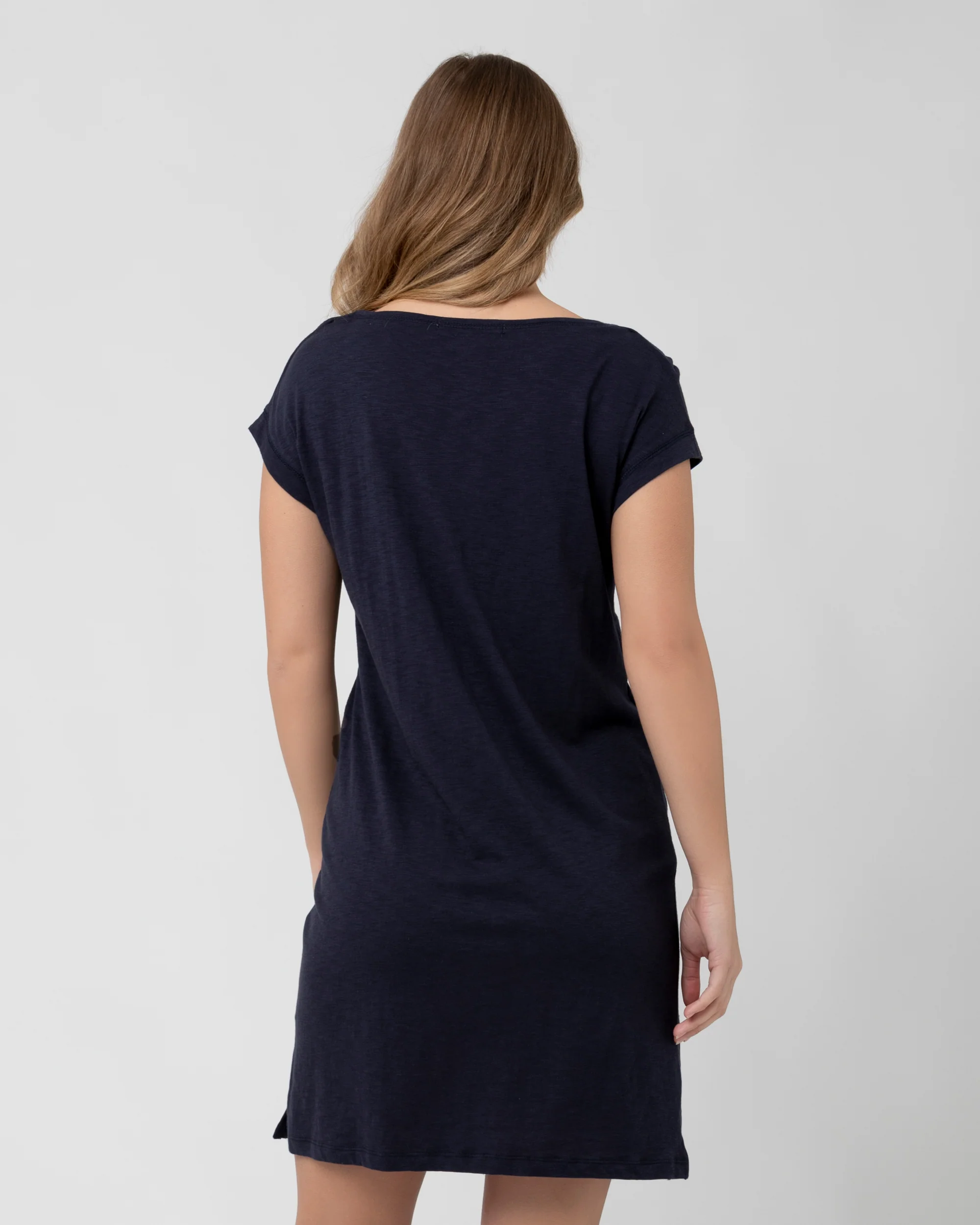 Roxie Nursing Dress Navy - Image 5