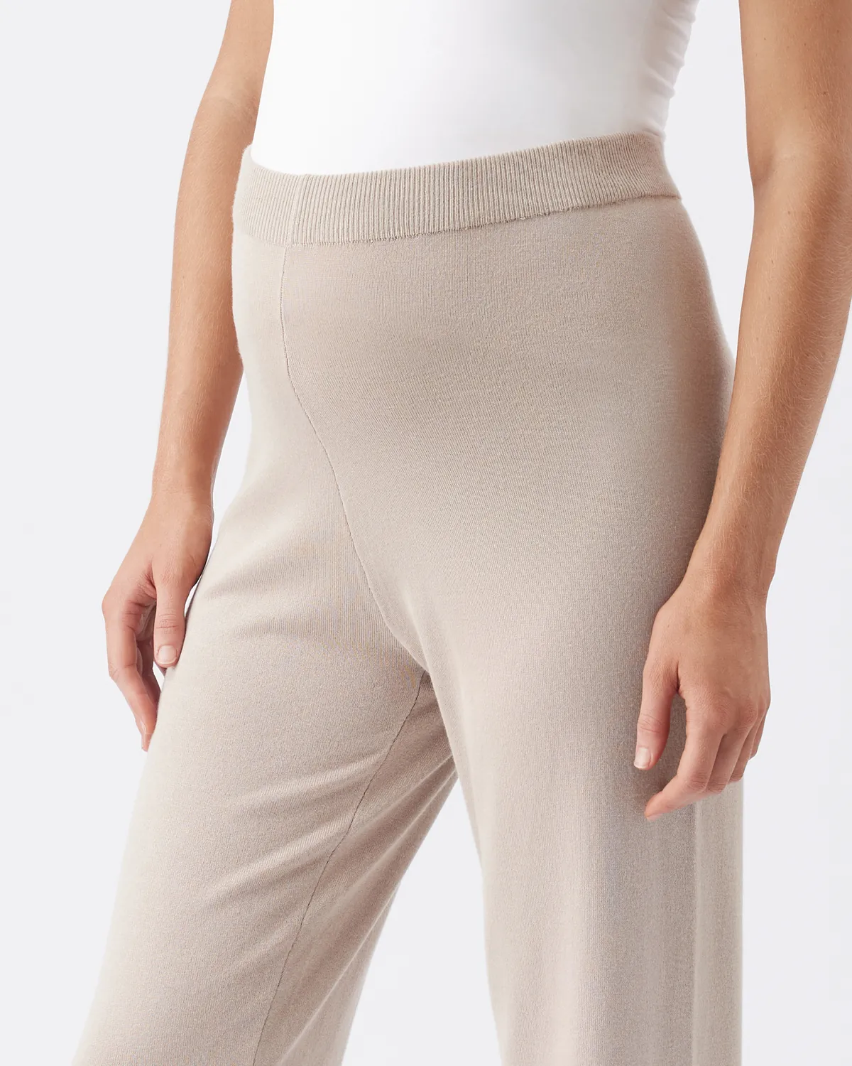 Ryan Knit Pant  Stone - Image 2