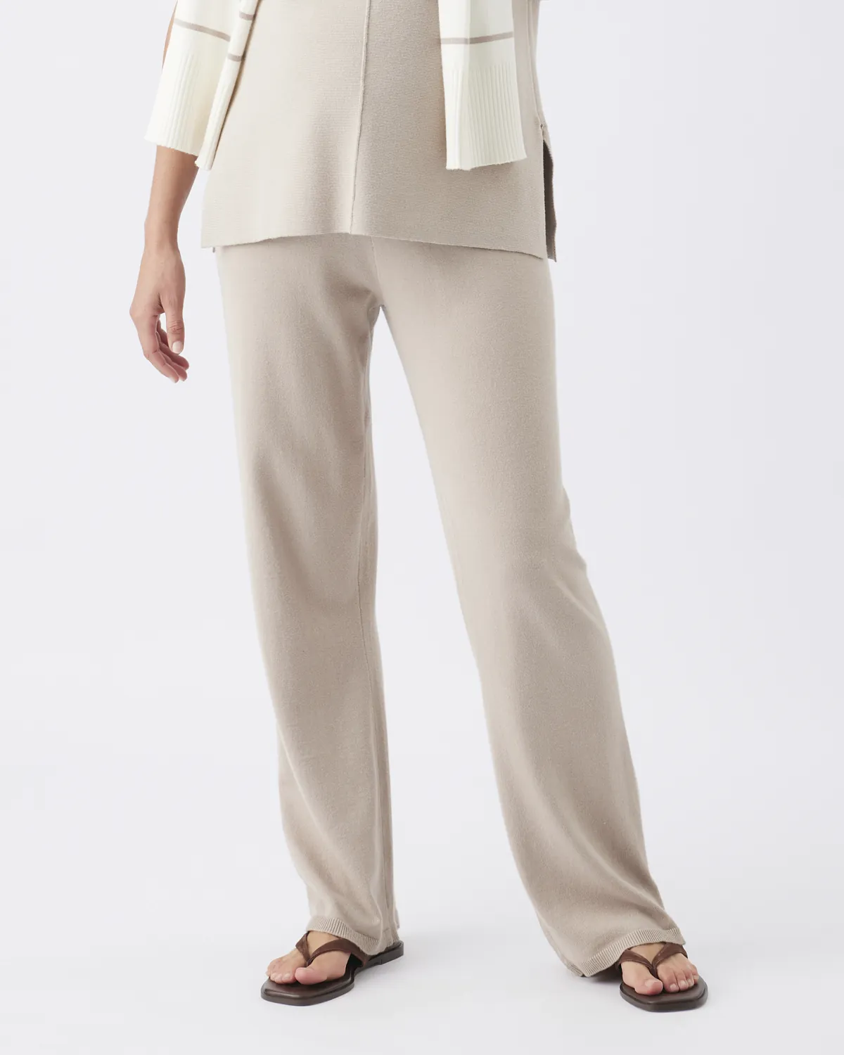Ryan Knit Pant  Stone - Image 3