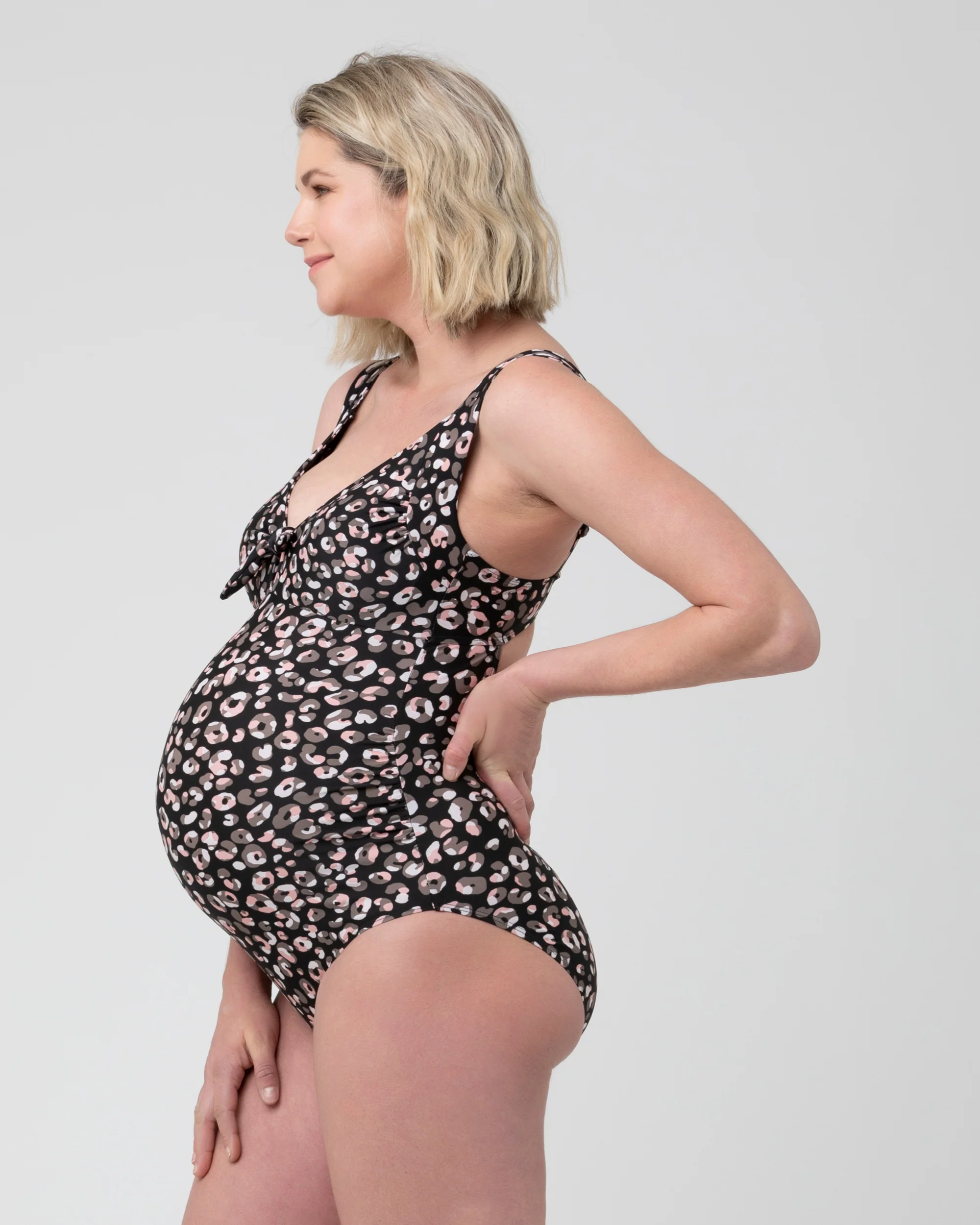 Sahara Tie Front One Piece  Black - Image 3
