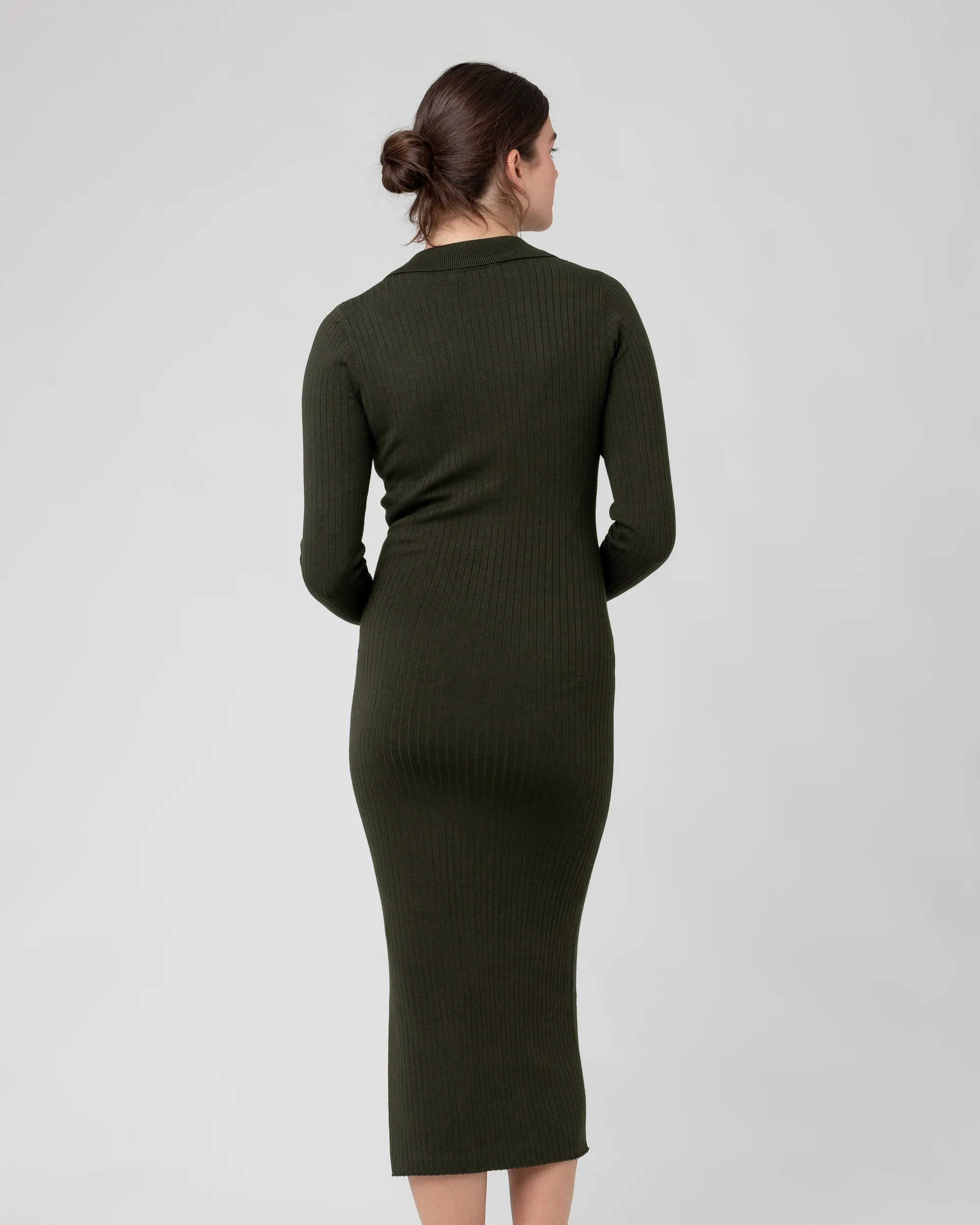 Sammy Knit Polo Dress  Ivy - Image 3