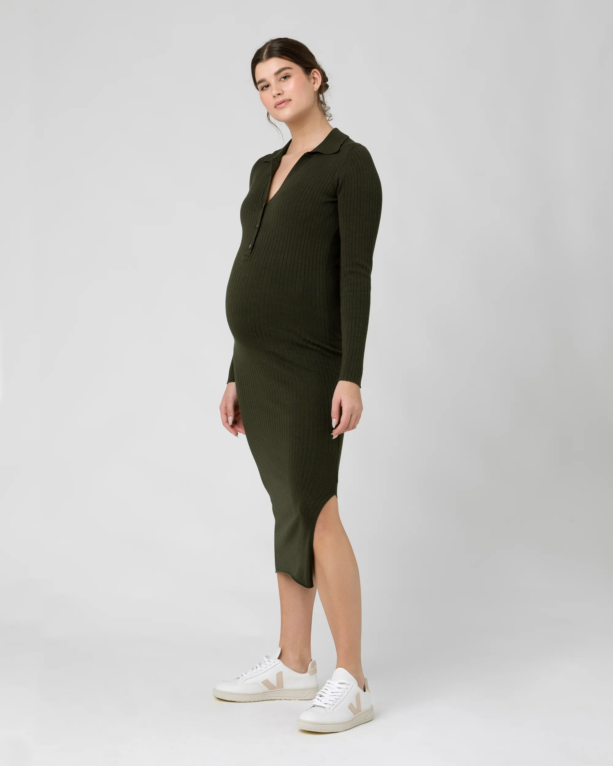 Sammy Knit Polo Dress  Ivy - Image 5