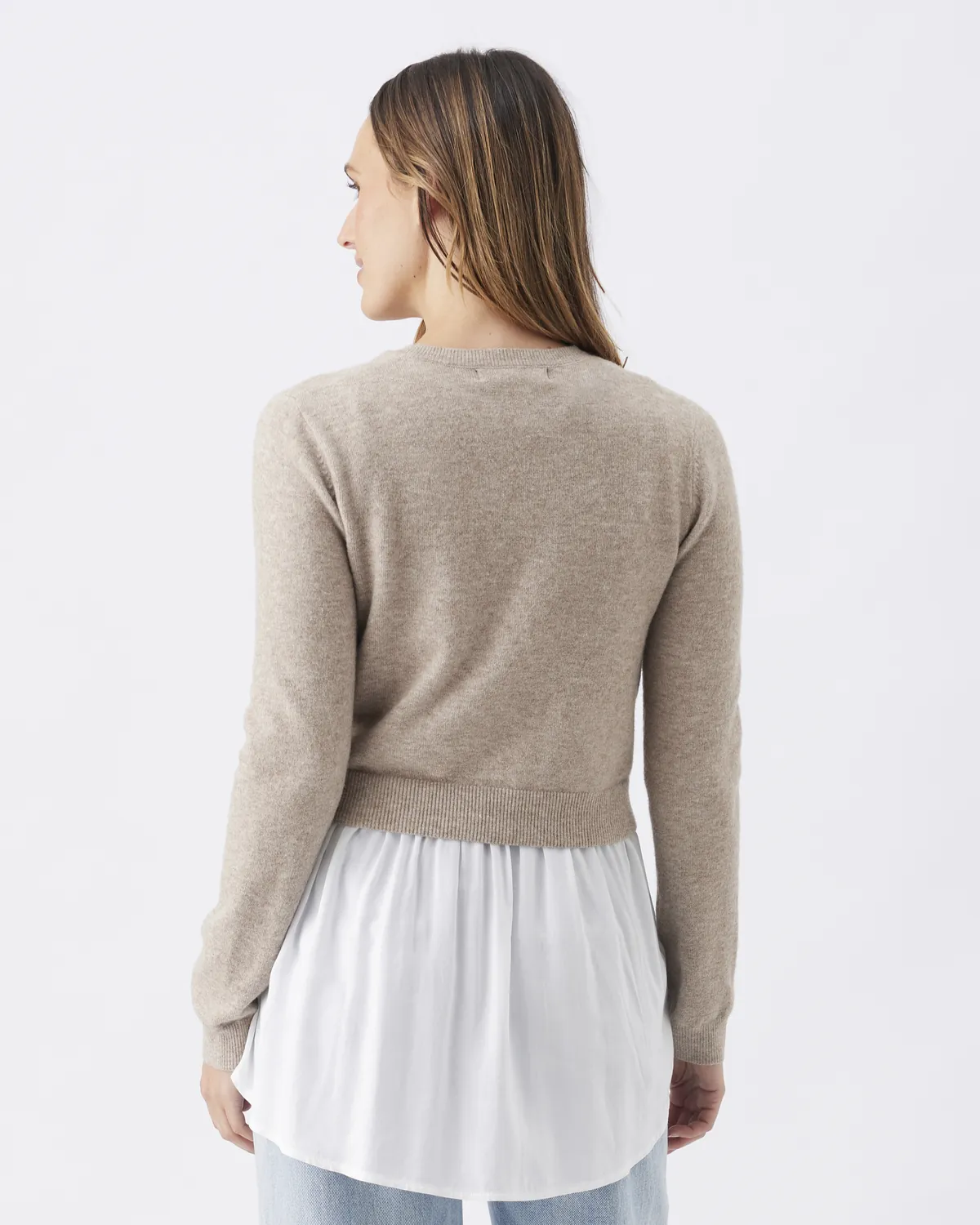 Sandy Detachable Nursing Knit  Latte - Image 4