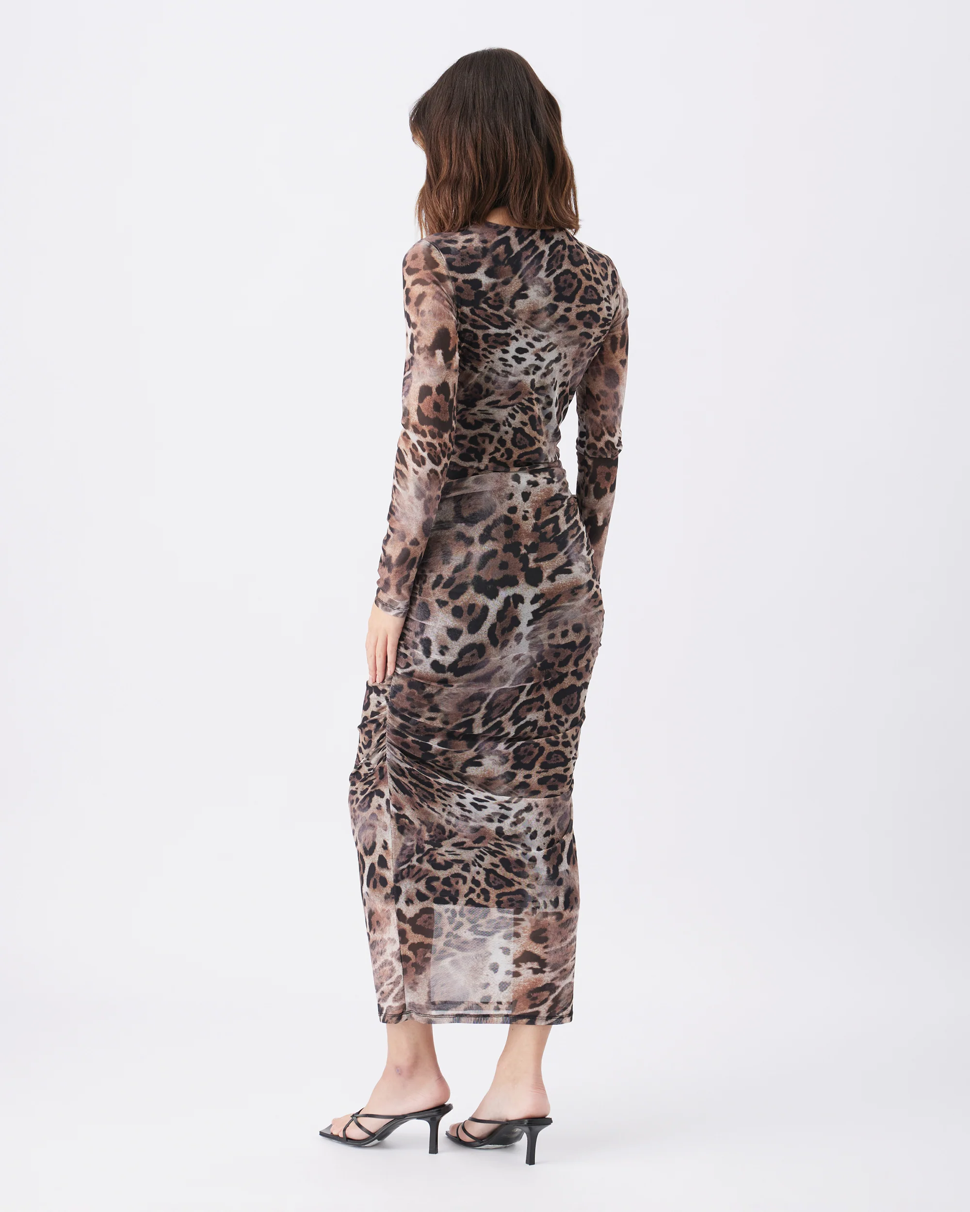 Savannah Mesh Dress  Latte - Image 5