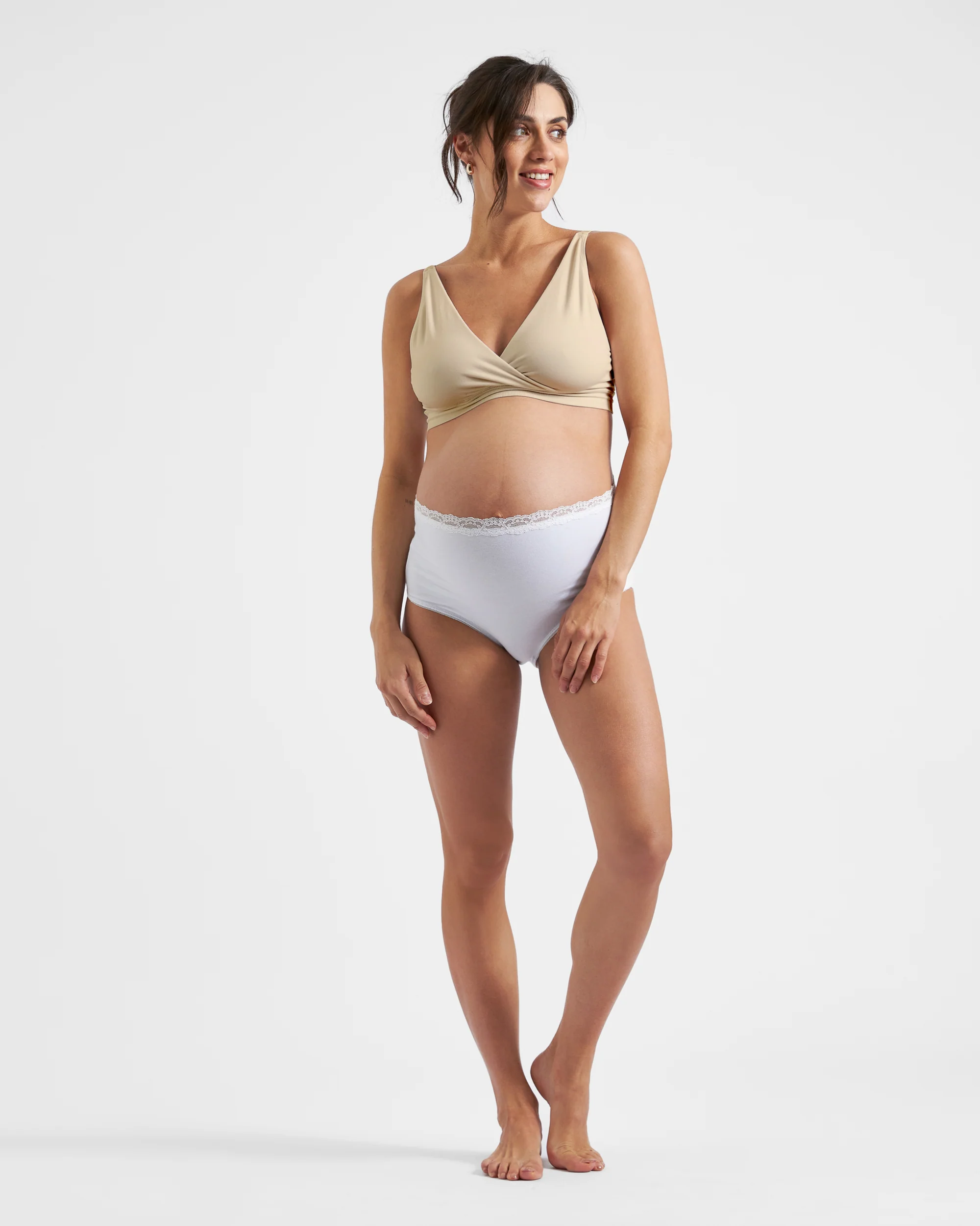 Seamless Nursing Bralette  Natural - Image 7