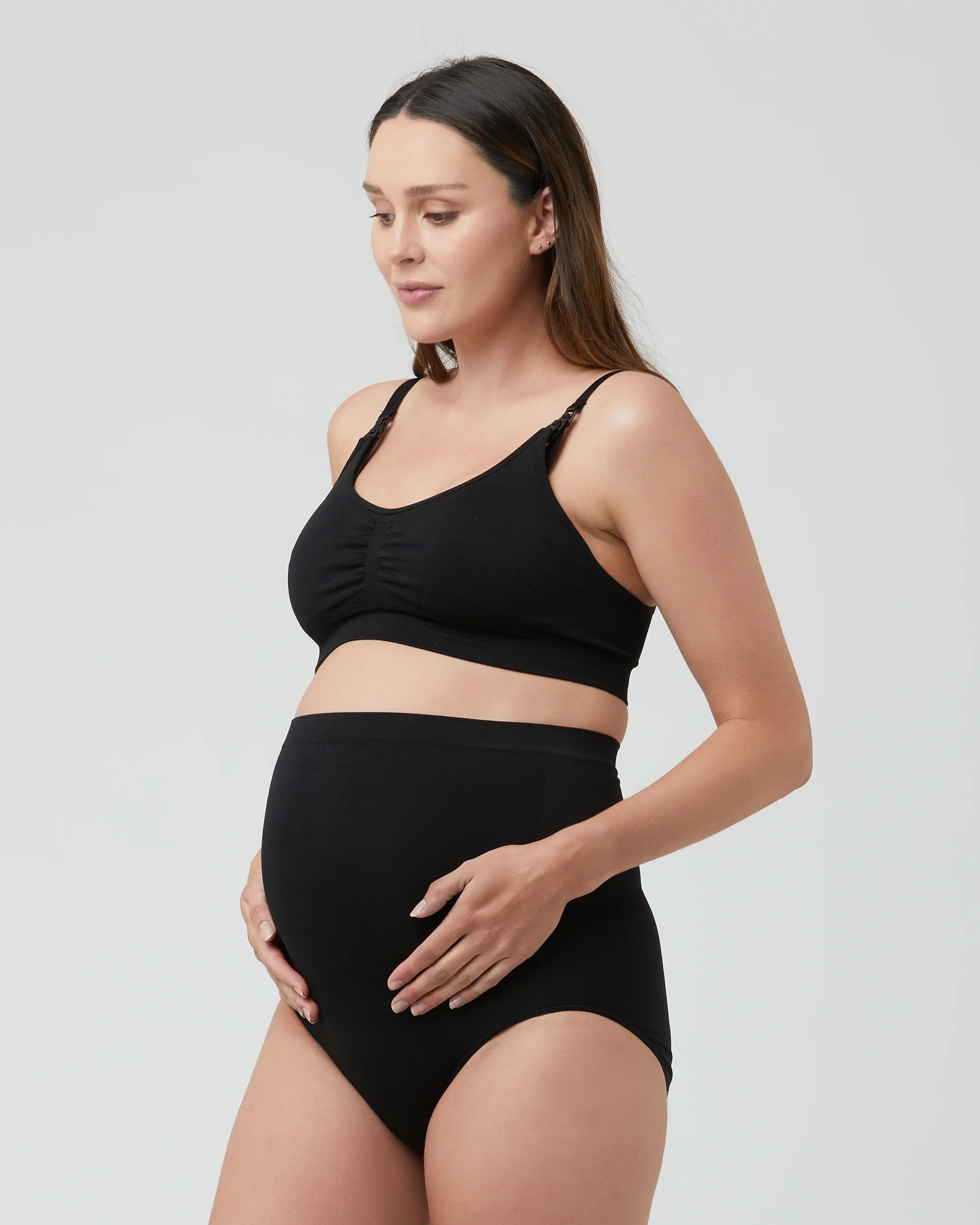 Seamless Pumping & Nursing Bra Black - Image 3
