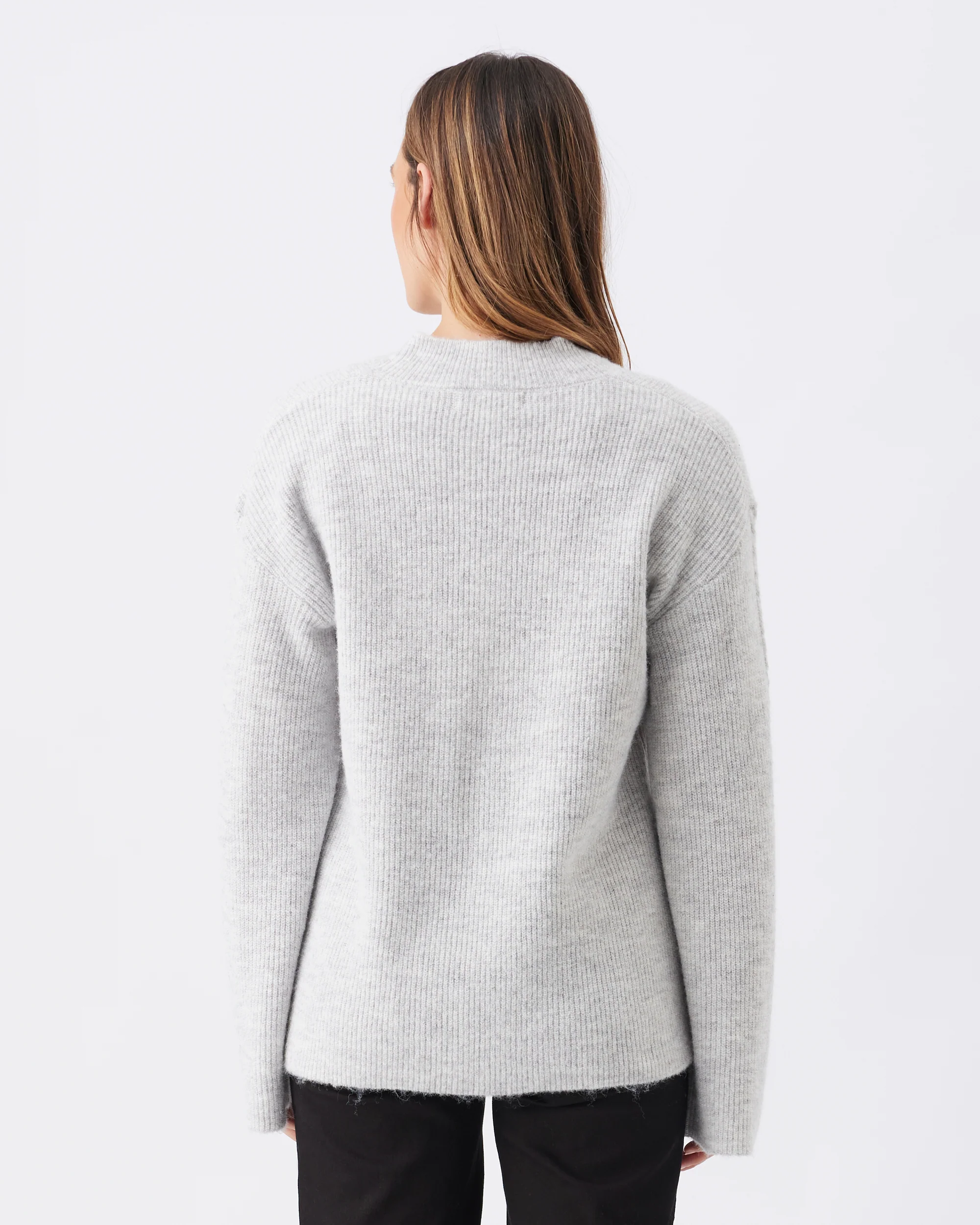 Starci Cable Knit  Silver Marle - Image 4