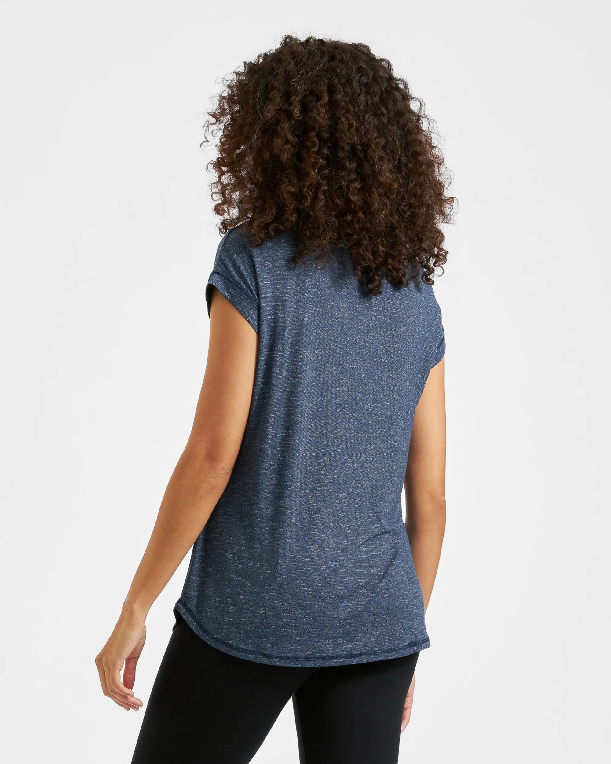Dreamy Nursing Tee Denim - Image 4