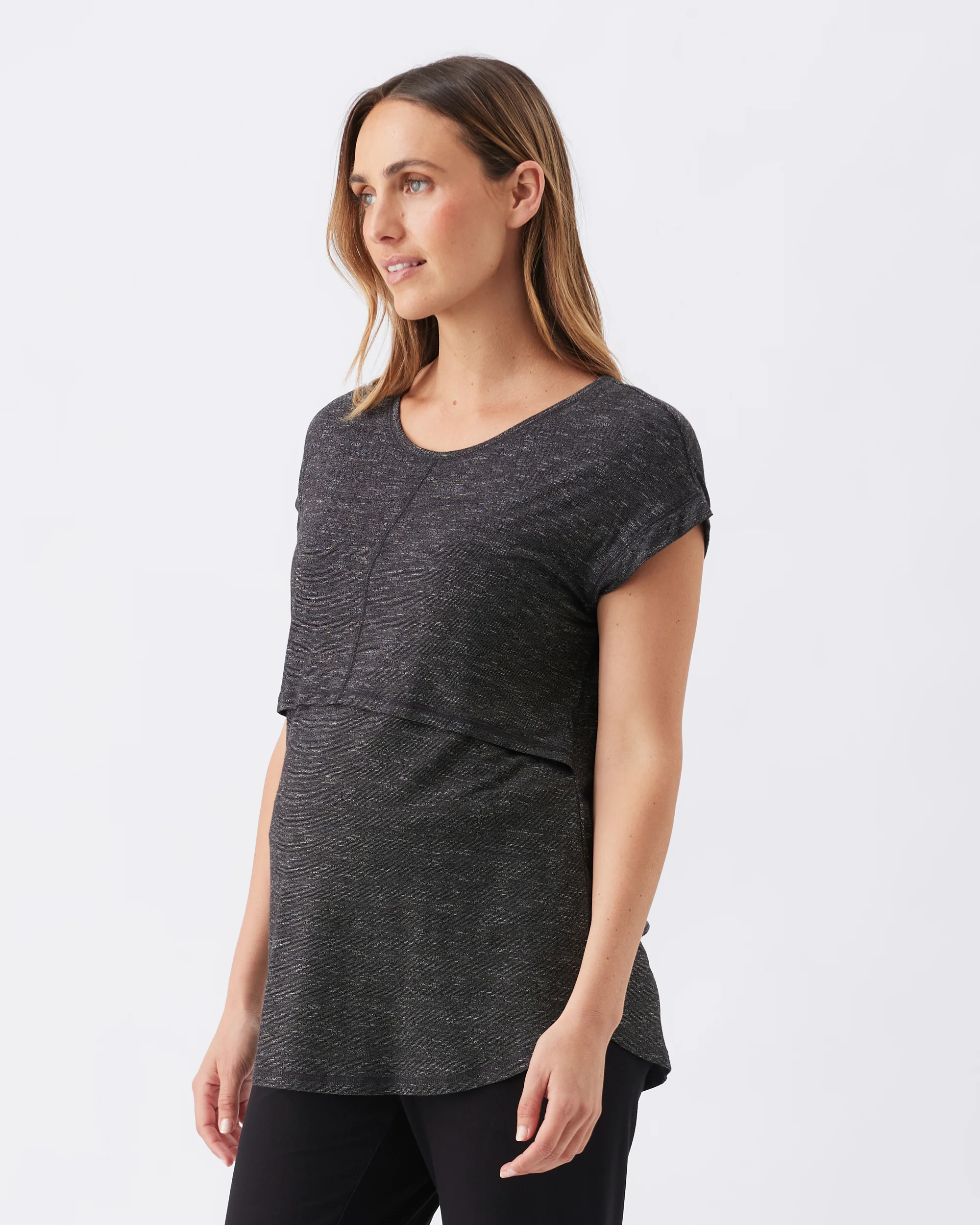 Dreamy Nursing Tee Granite - Image 3