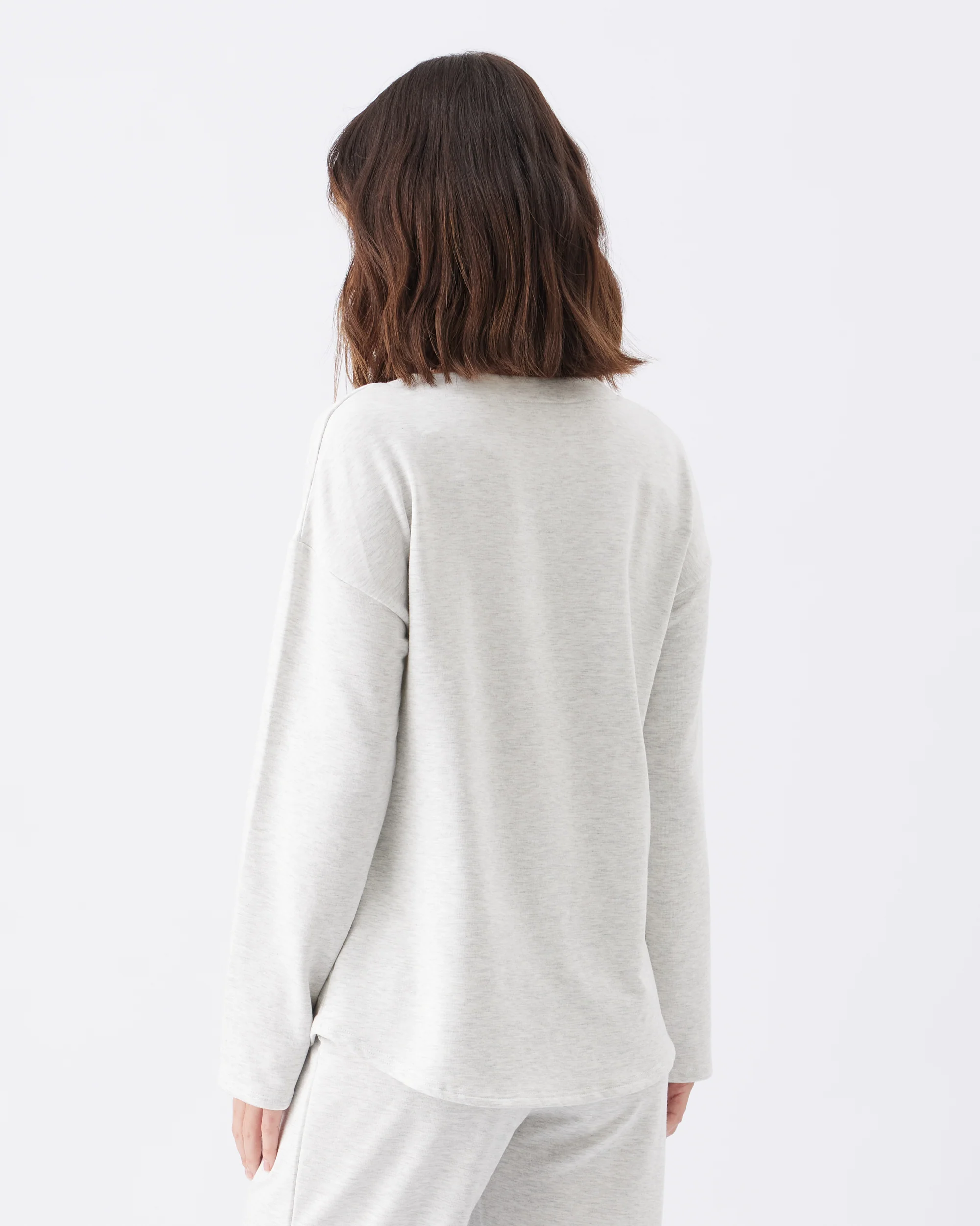 Super Soft Nursing Top Silver Marle - Image 6