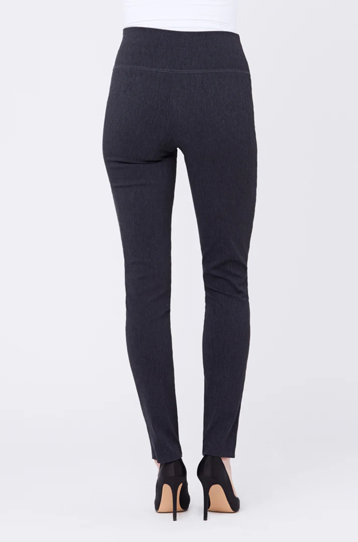 Suzie Super Straight Pant Charcoal Marle - Image 4