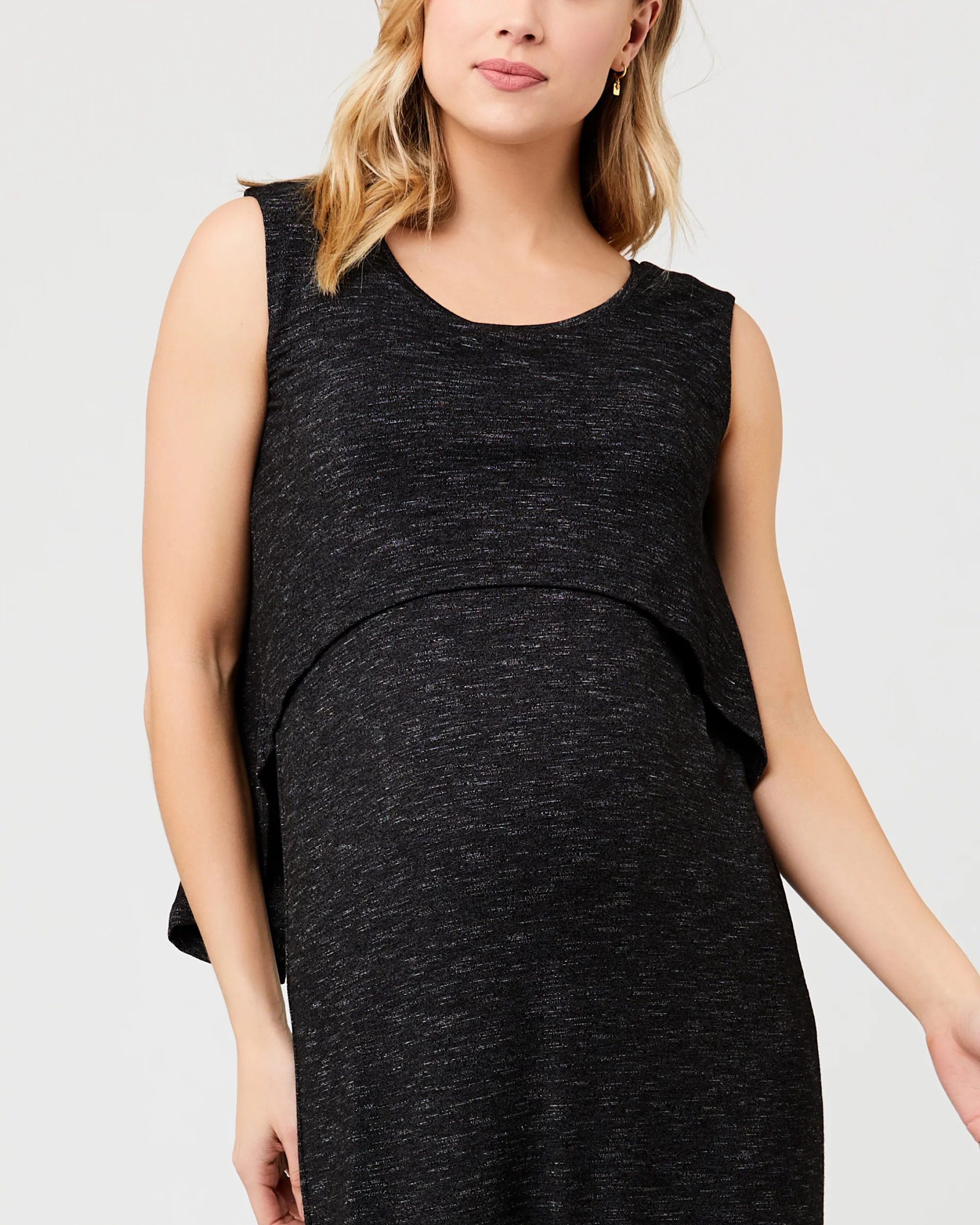 Swing Back Nursing Maxi Dress Granite - Image 6