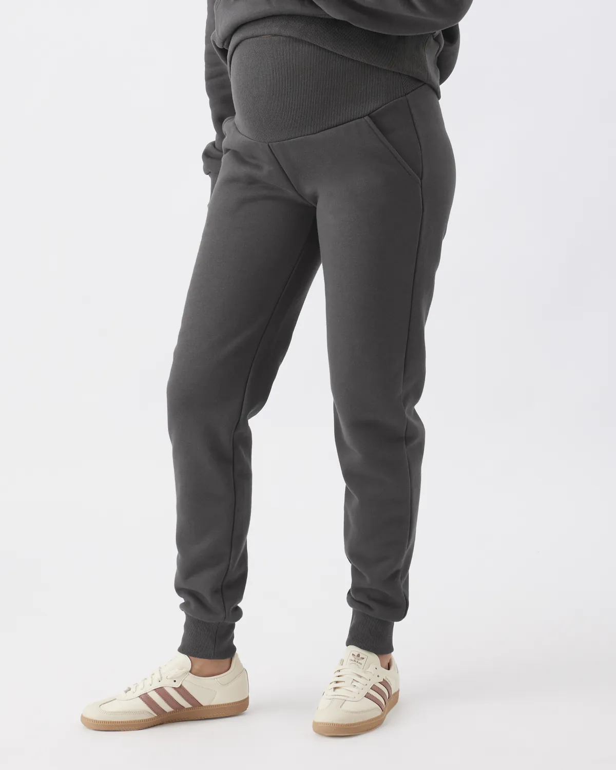 Taylor Over Tummy Joggers  Slate - Image 4