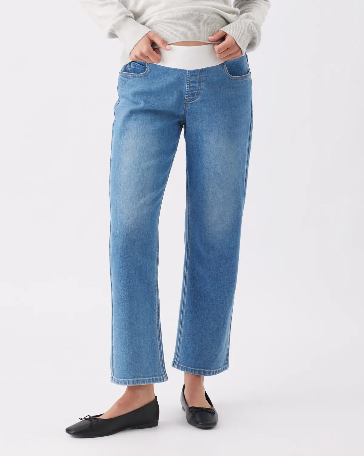 Teddy Straight Jean  Classic Blue - Image 2