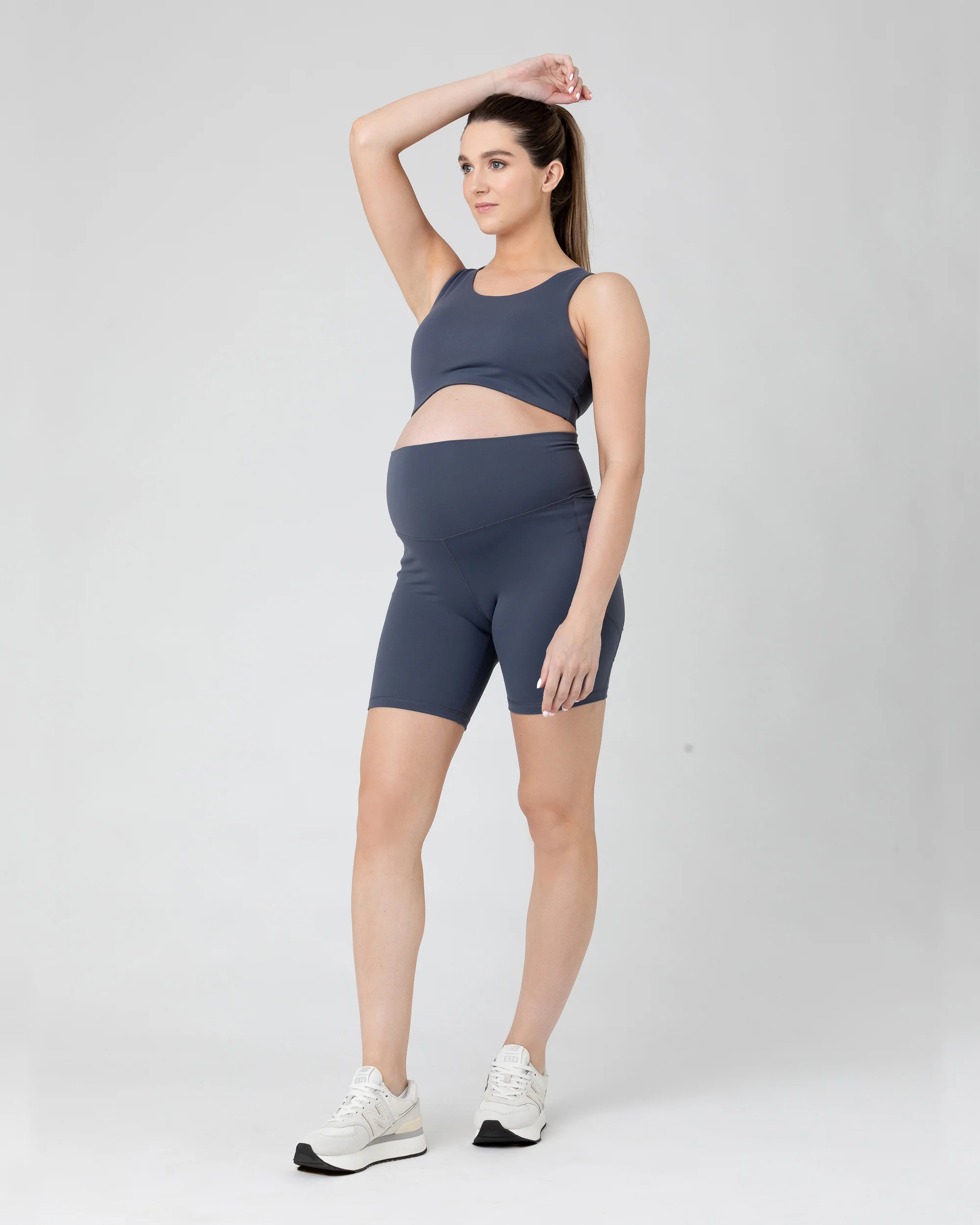 Tempo Crop Top Blue Steel - Image 6