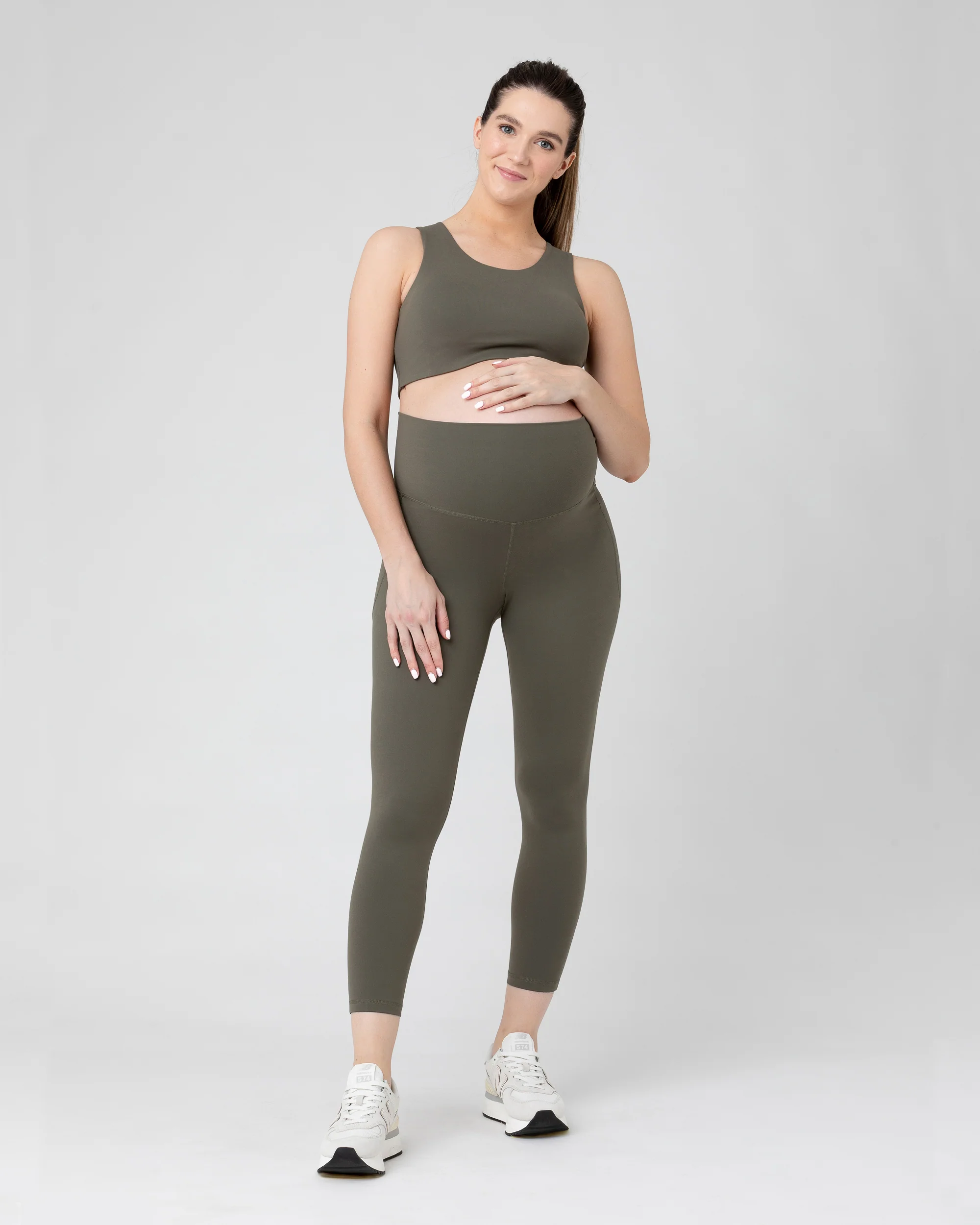 Tempo Crop Top Khaki - Image 5