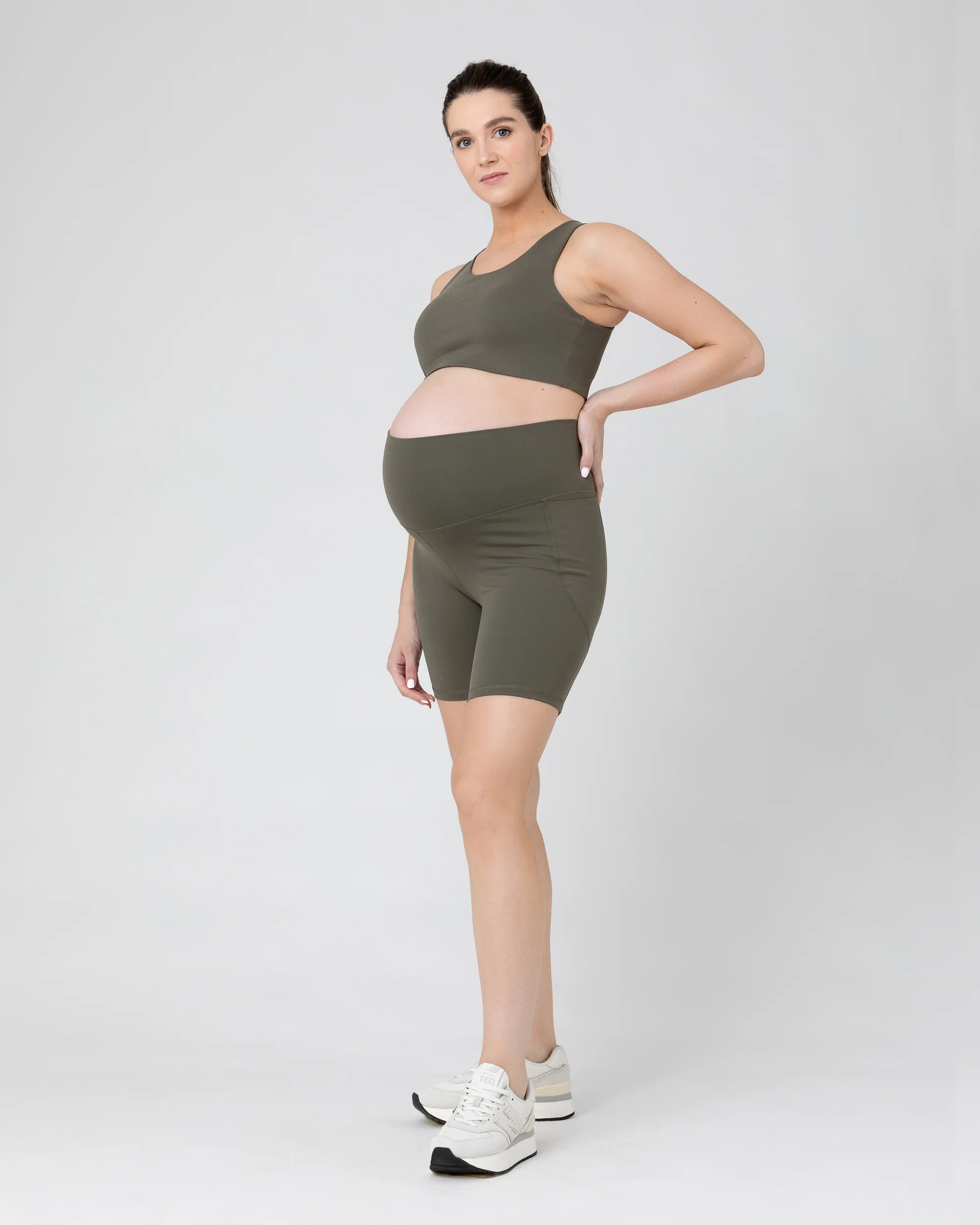 Tempo Crop Top Khaki - Image 6