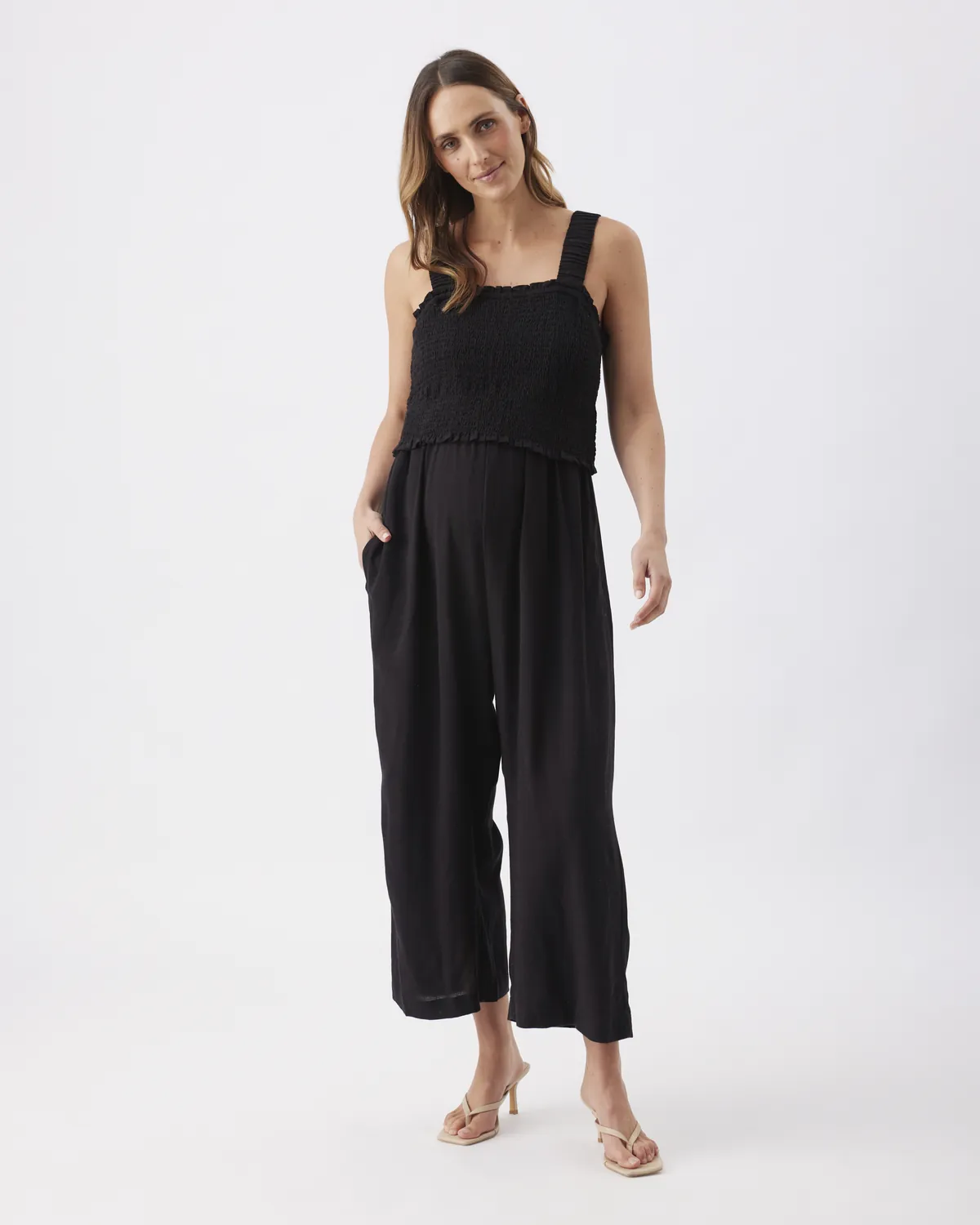 Tilda Nursing Jumpsuit Black