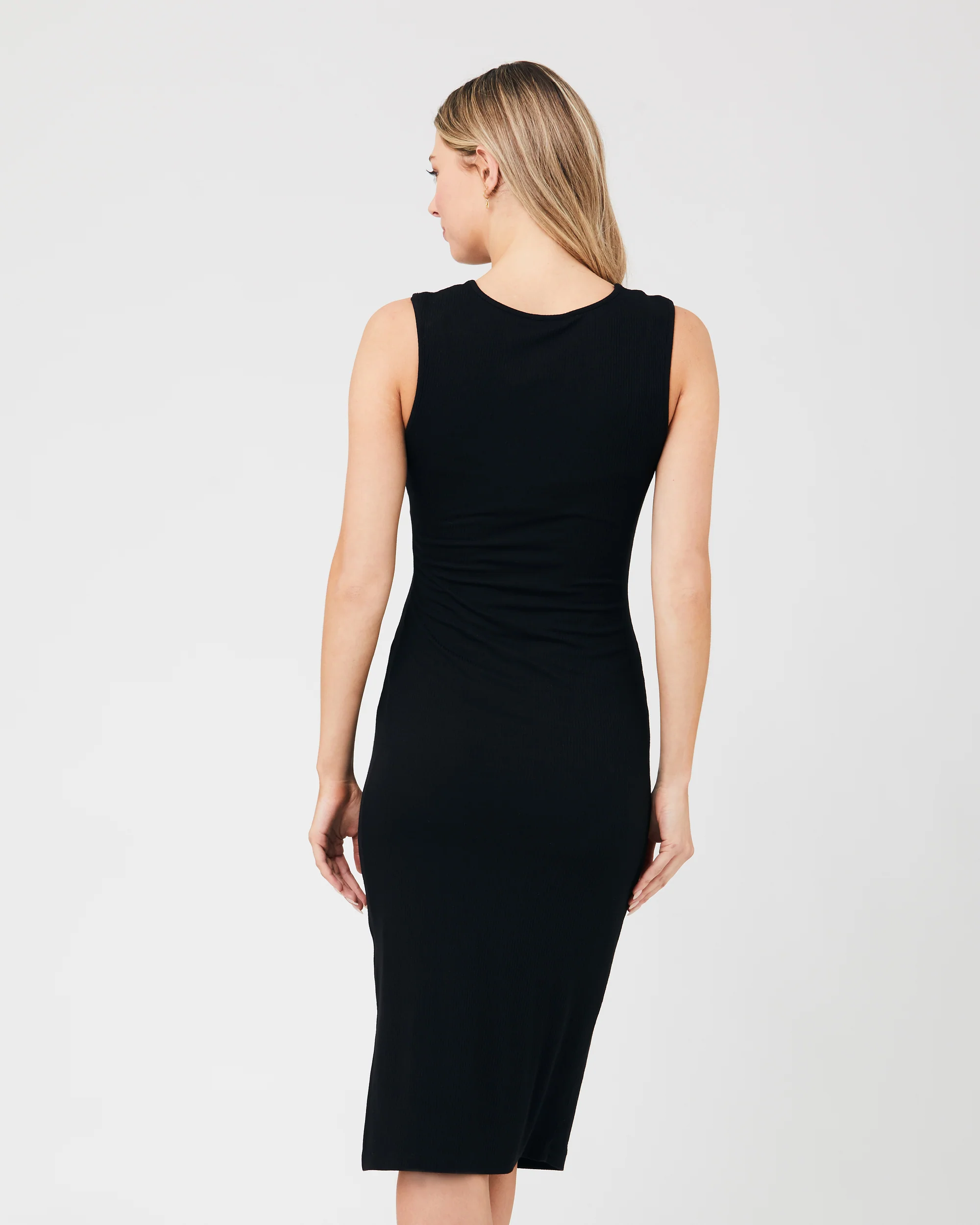 Tilly Rib Dress  Black - Image 4