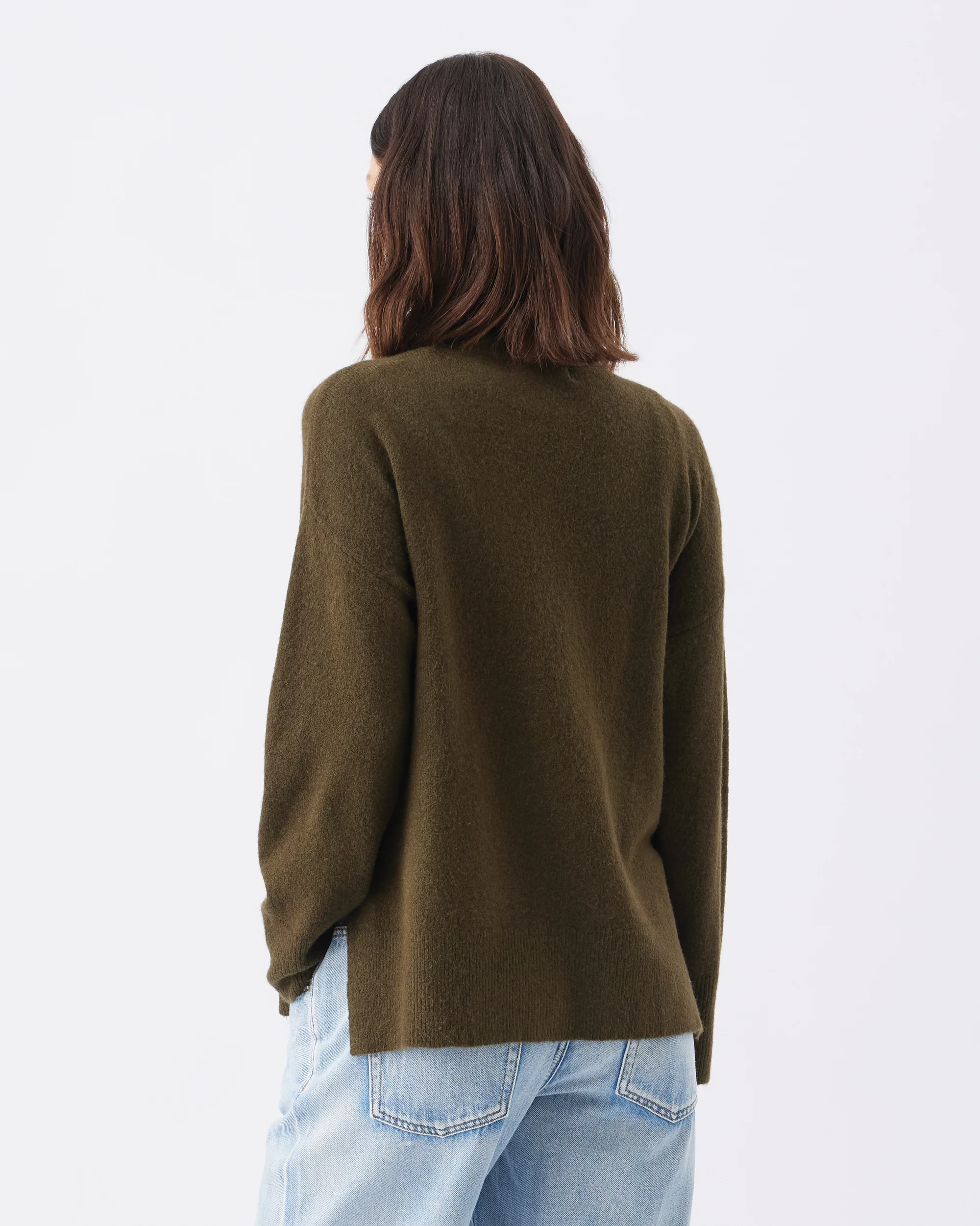 Tully Knit Cardigan Khaki - Image 4