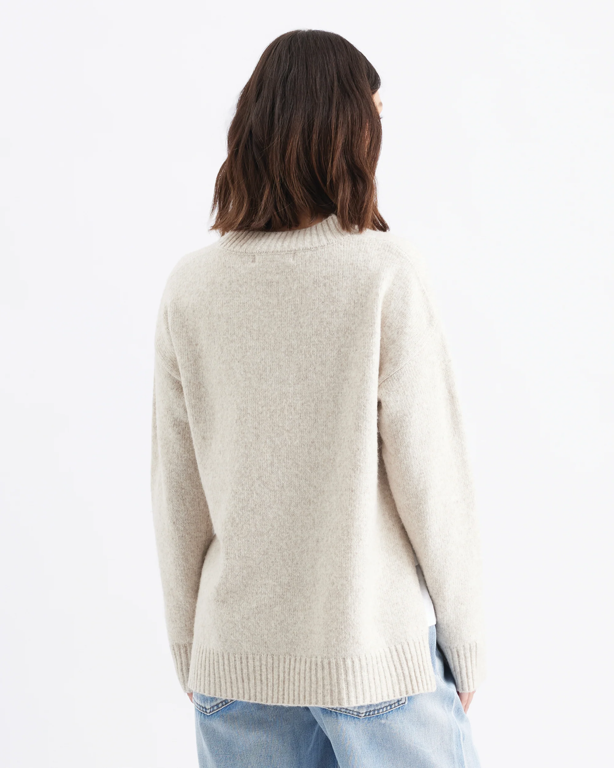 Vera Nursing Knit  Oat Marle - Image 4
