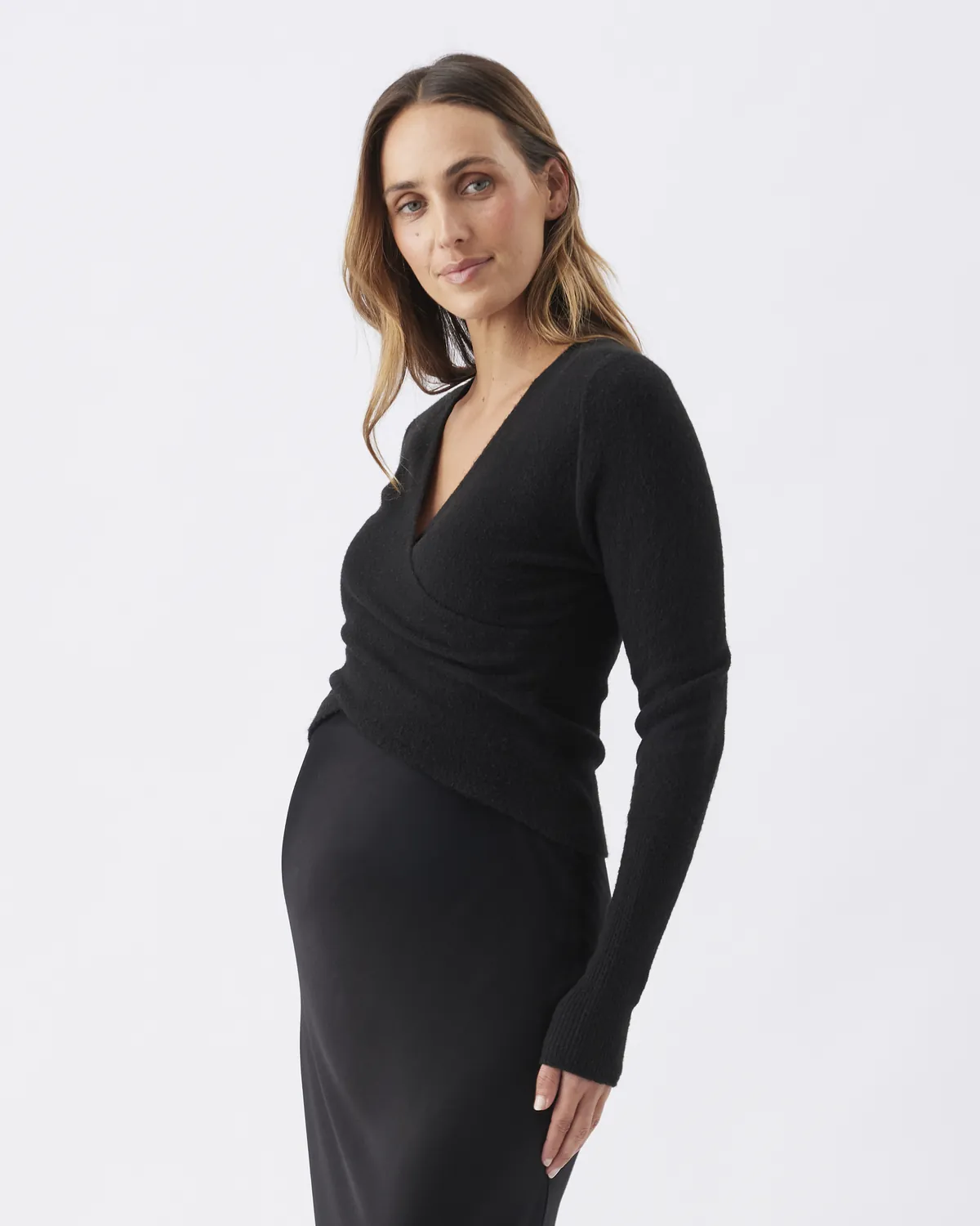 Willa Nursing Knit Black - Image 3