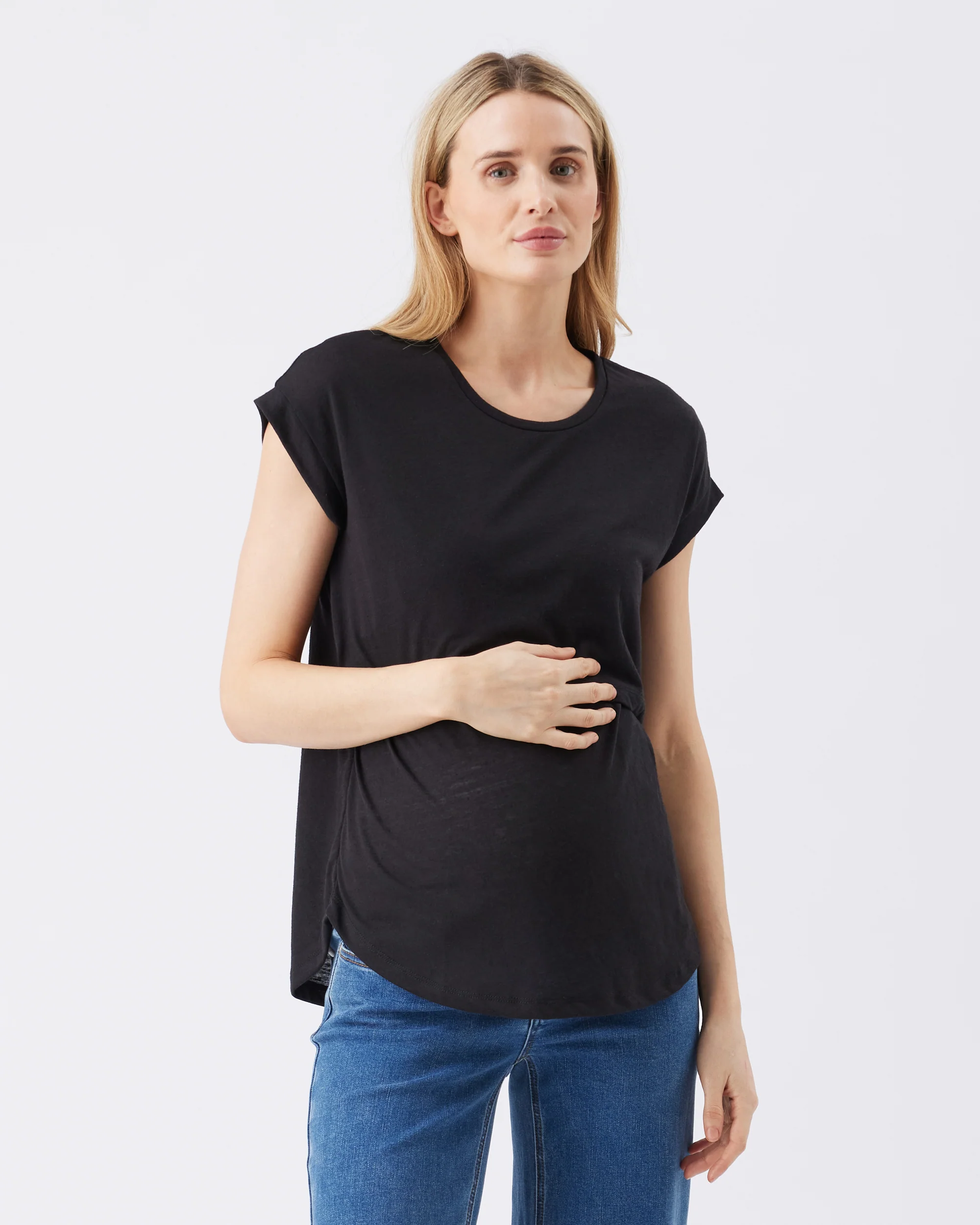Ziggy Nursing Tee  Black