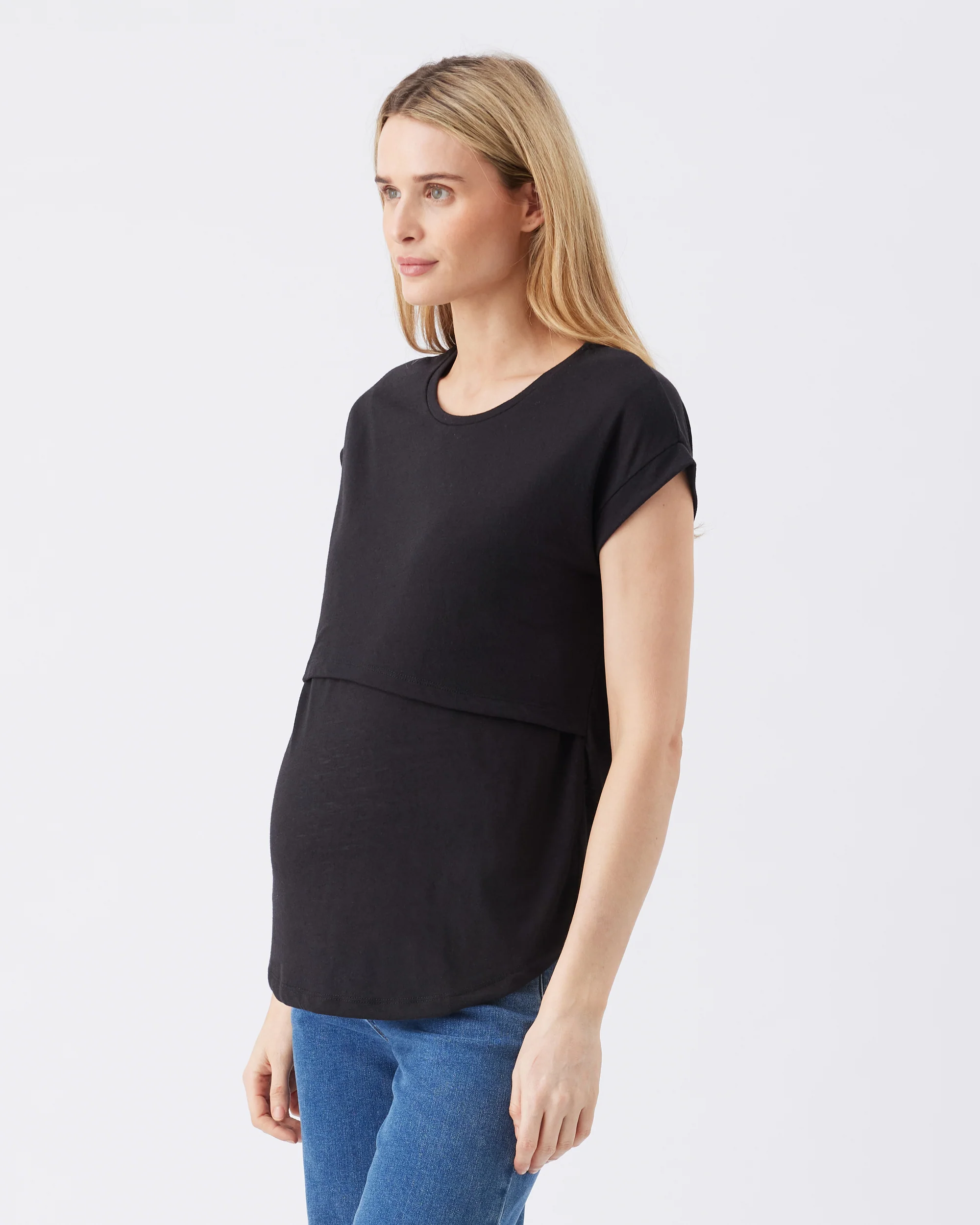 Ziggy Nursing Tee  Black - Image 3