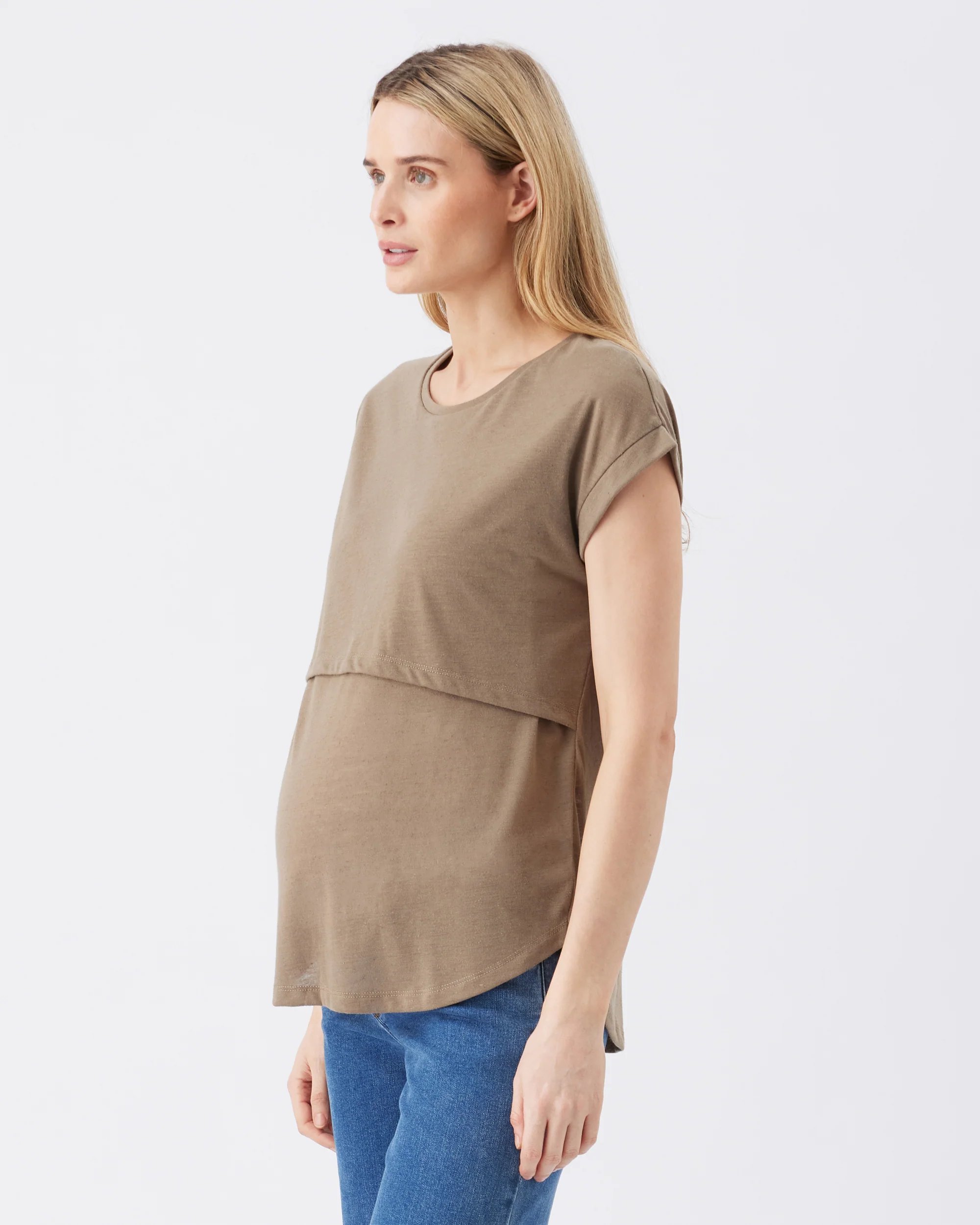 Ziggy Nursing Tee  Olive - Image 3