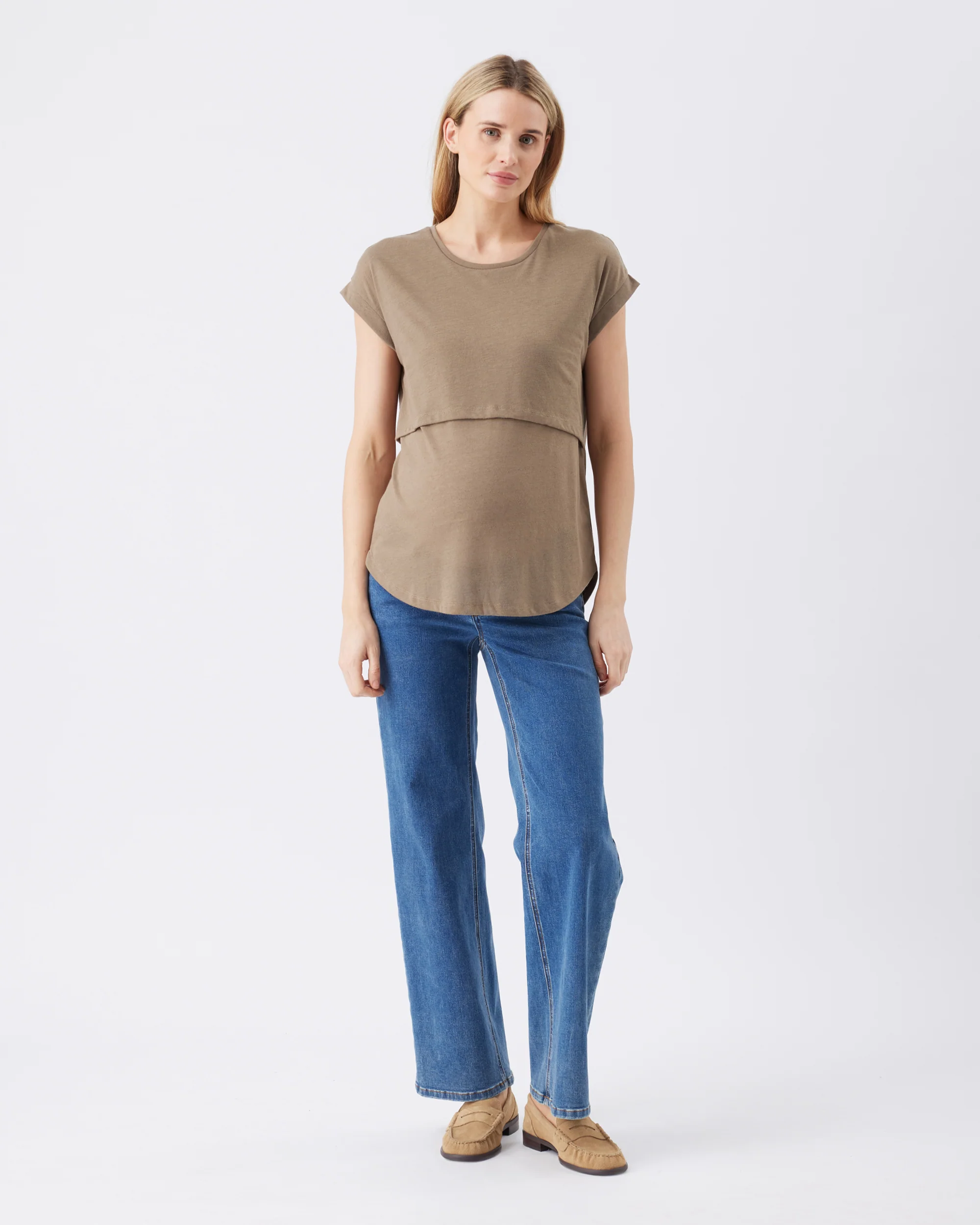 Ziggy Nursing Tee  Olive - Image 5
